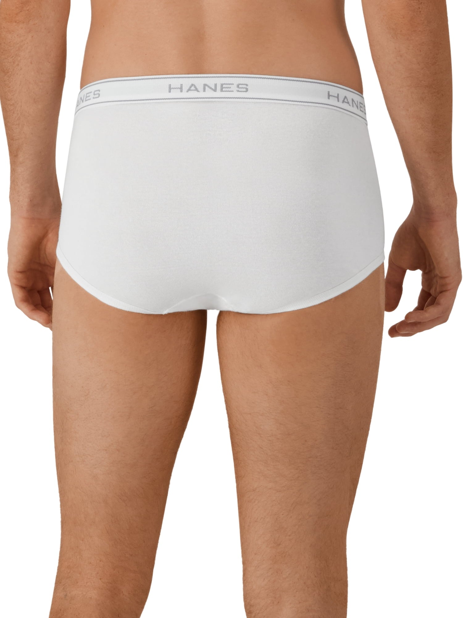 Hanes Men's Value Pack White Briefs, 6 Pack