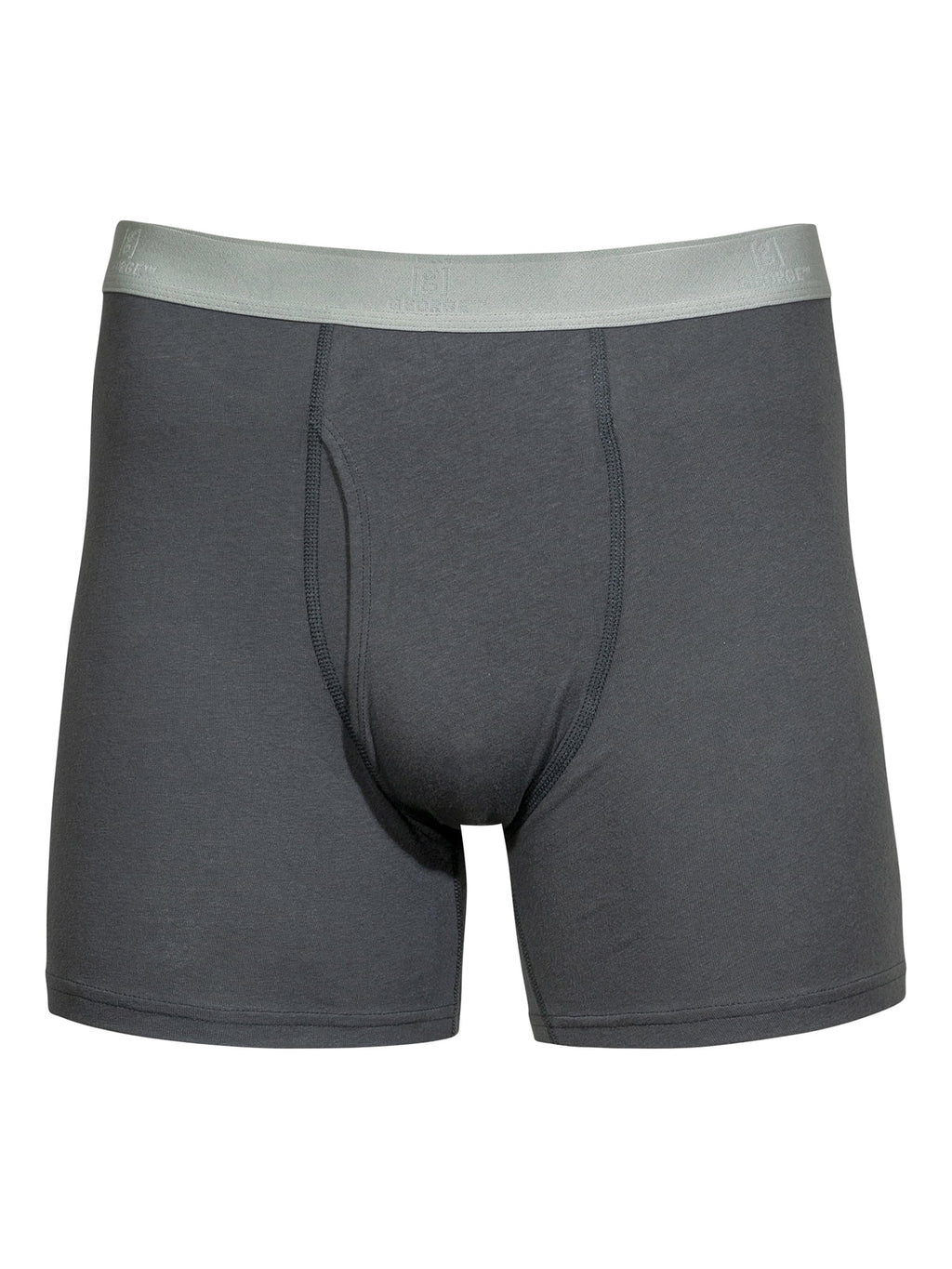 George Men's Cotton Stretch Regular Leg Boxer Briefs, 6-Pack