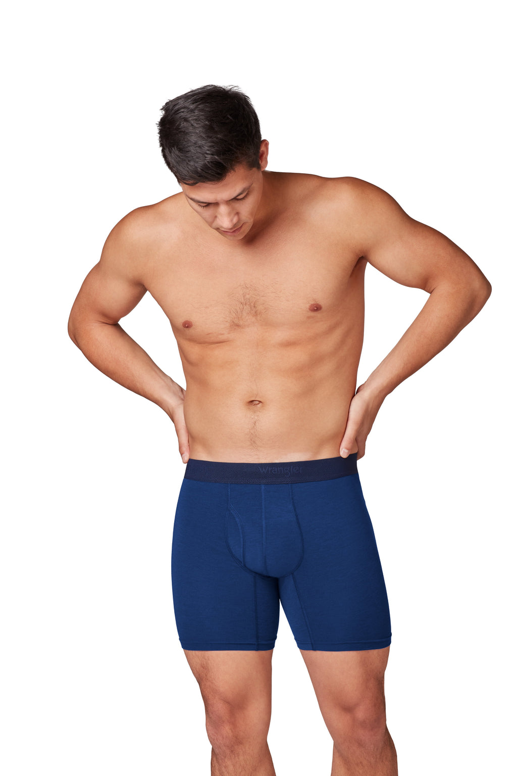 Wrangler Men's Active Stretch Boxer Brief Set, Underwear for Men, S, 6 Pack