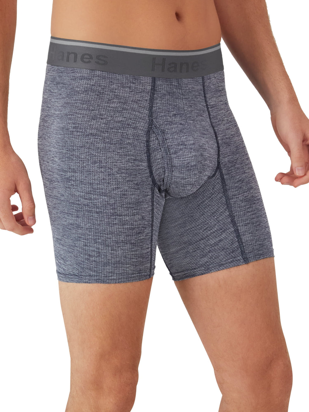 Underwear Boxer Briefs, 3-Pack, Comfort Flex Fit Boxer Briefs for Men, Stretch Mesh
