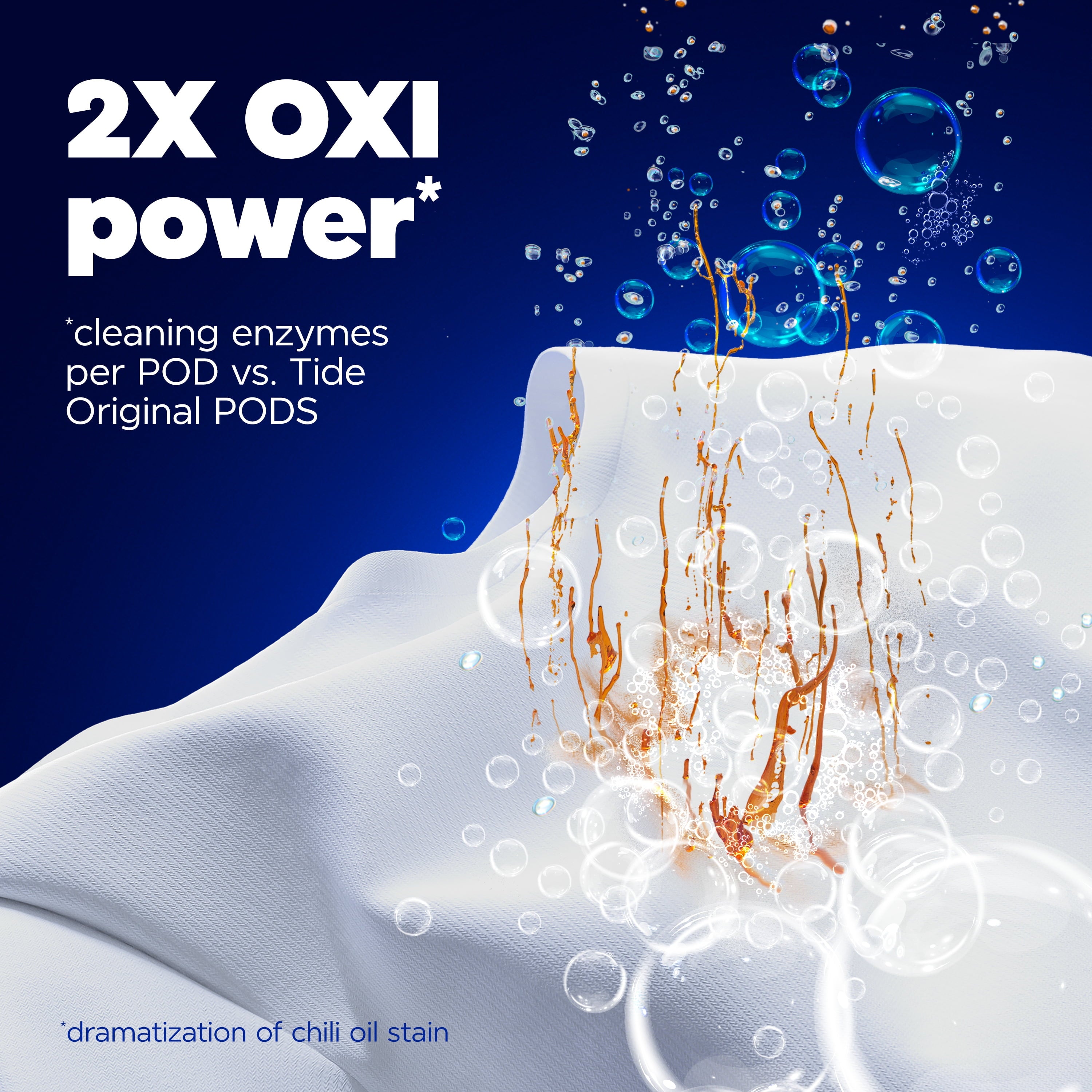 Tide Oxi Boost Power PODS with Stain Remover and Oxi Power Laundry Detergent Pacs, 18 Count