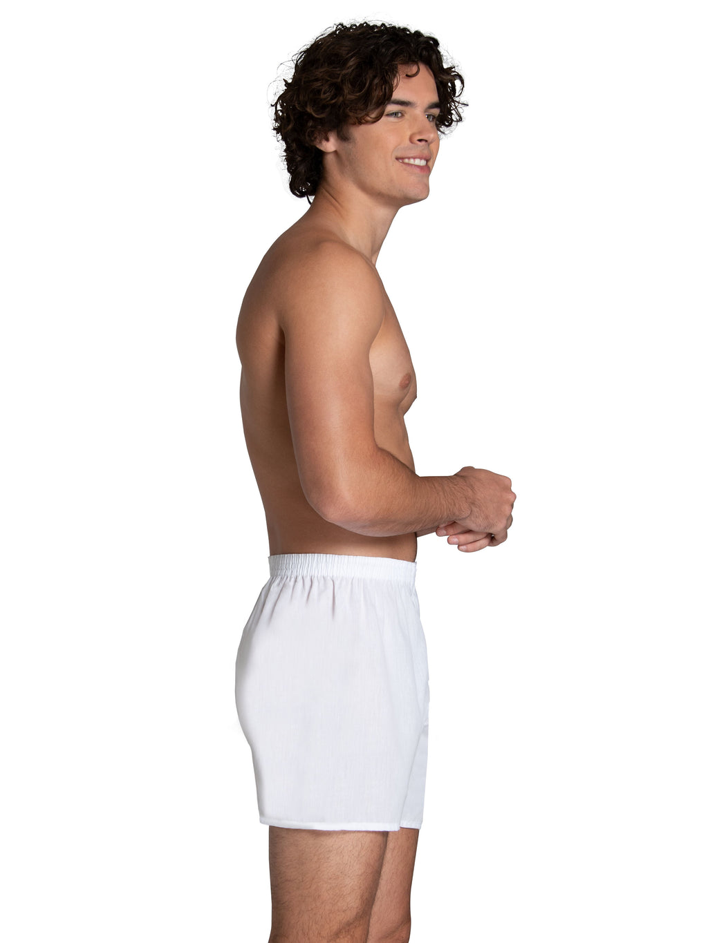 Fruit of the Loom Men's Boxers - Relaxed Fit, Soft Woven Cotton Blend Underwear, 5-Pack