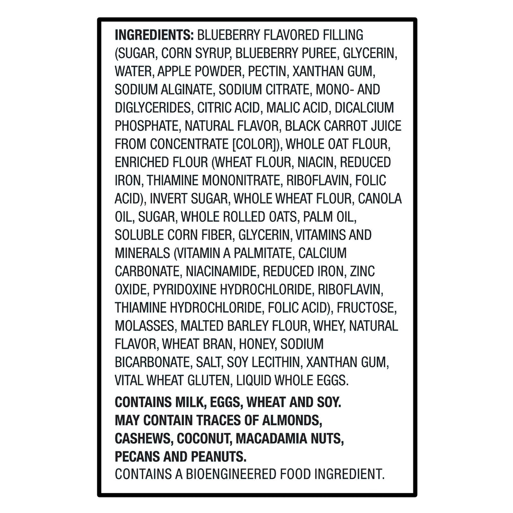 Great Value Fruit & Grain Cereal Bars, Blueberry, 1.3 oz, 8 Count