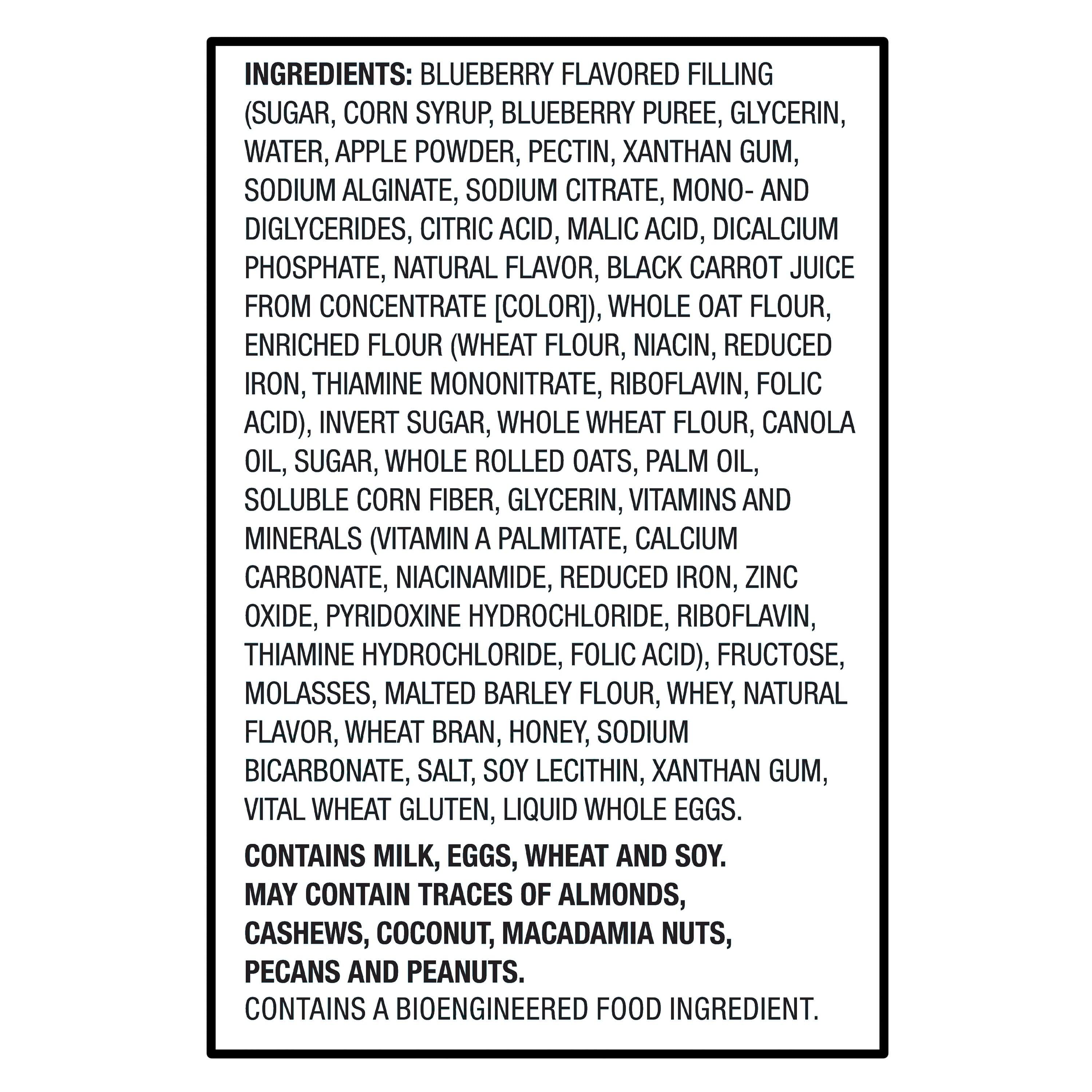 Great Value Fruit & Grain Cereal Bars, Blueberry, 1.3 oz, 8 Count