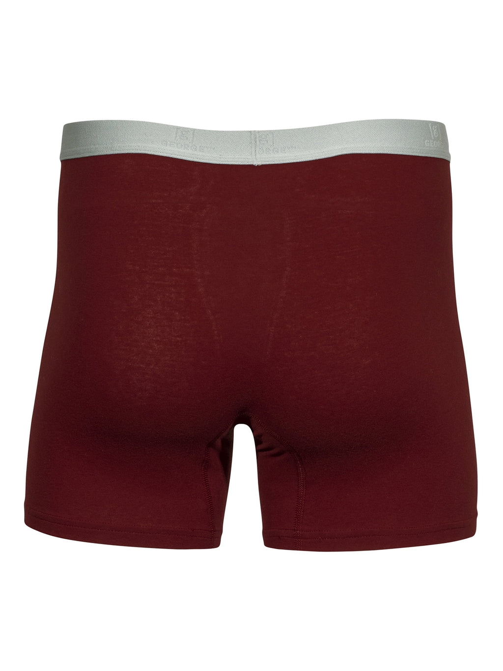 George Men's Cotton Stretch Regular Leg Boxer Briefs, 6-Pack