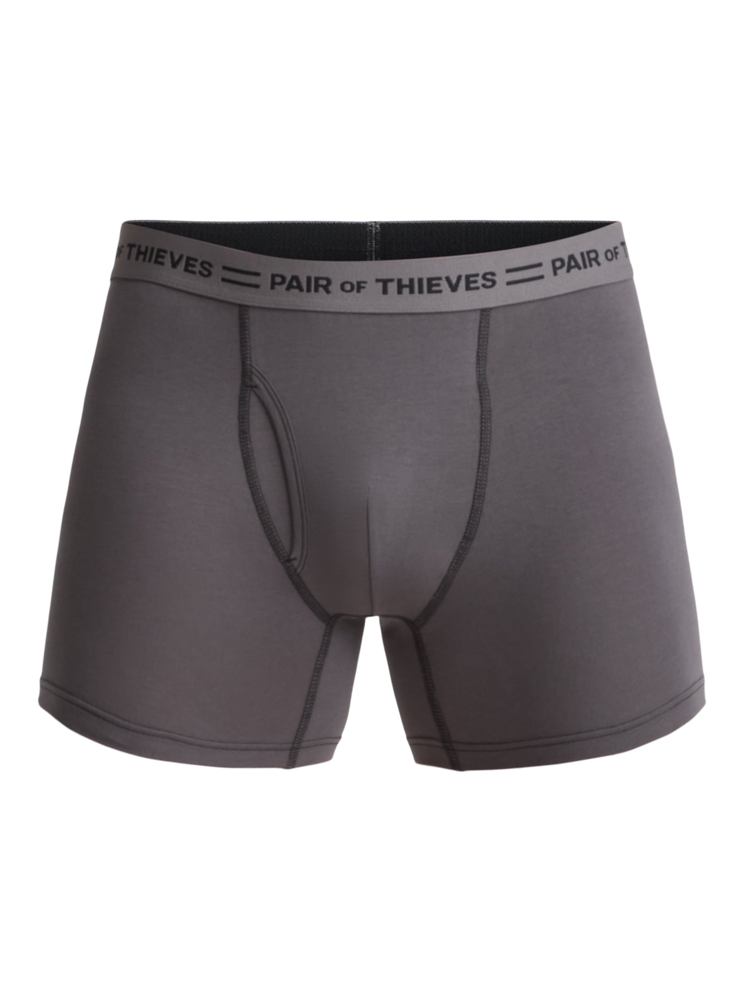 Pair of Thieves Men's 4-Way Cotton Stretch Boxer Briefs, 3-Pack