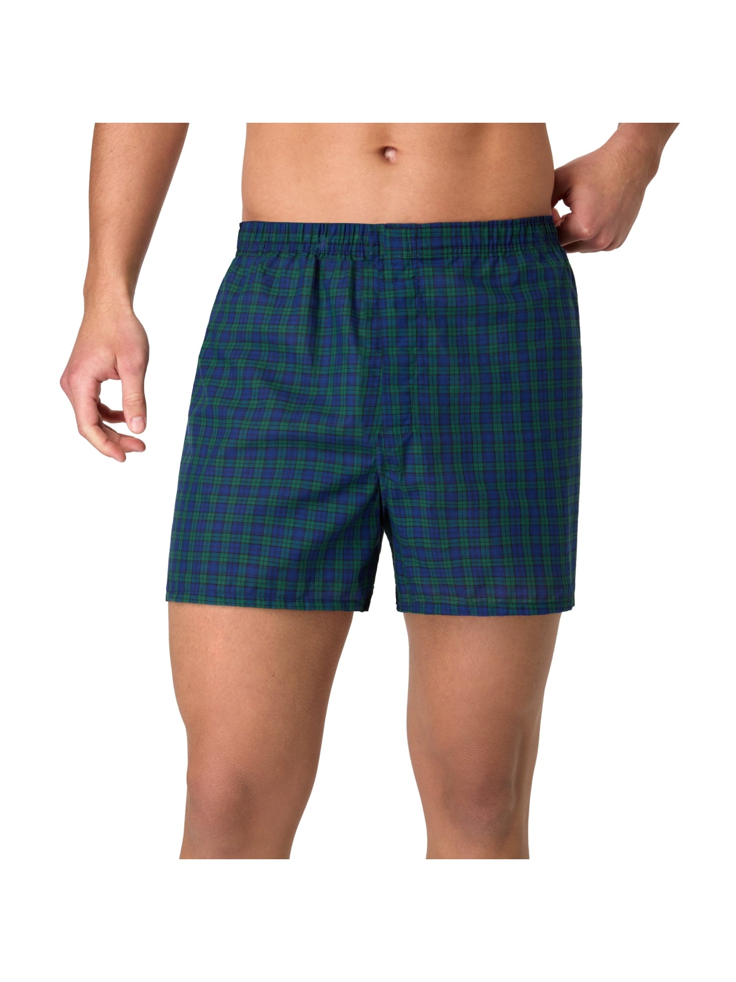 Hanes Men's Woven Boxers, 3 Pack