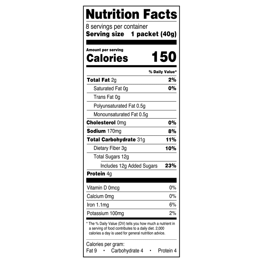 (3 pack) Great Value Organic Maple & Brown Sugar Instant Oatmeal, 1.41 oz, 8 Count