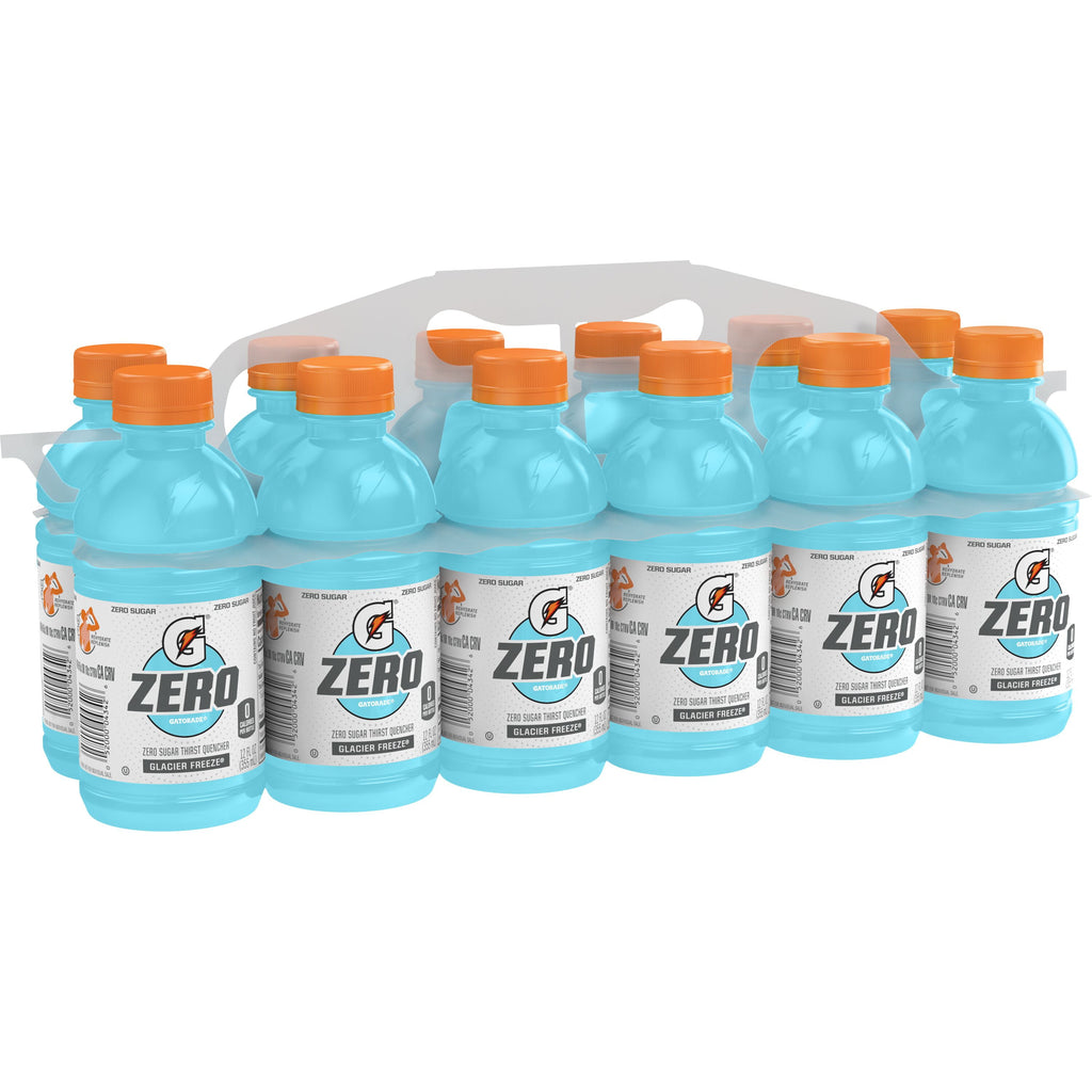 Gatorade Zero Sugar Thirst Quencher Lemon Lime Sports Drinks, 12 fl oz, 12 Count Bottles
