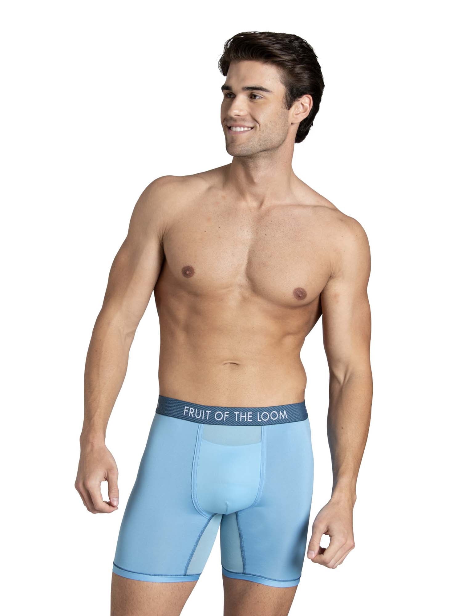 Fruit of the Loom Men's Getaway Collection Boxer Briefs, 3-Pack