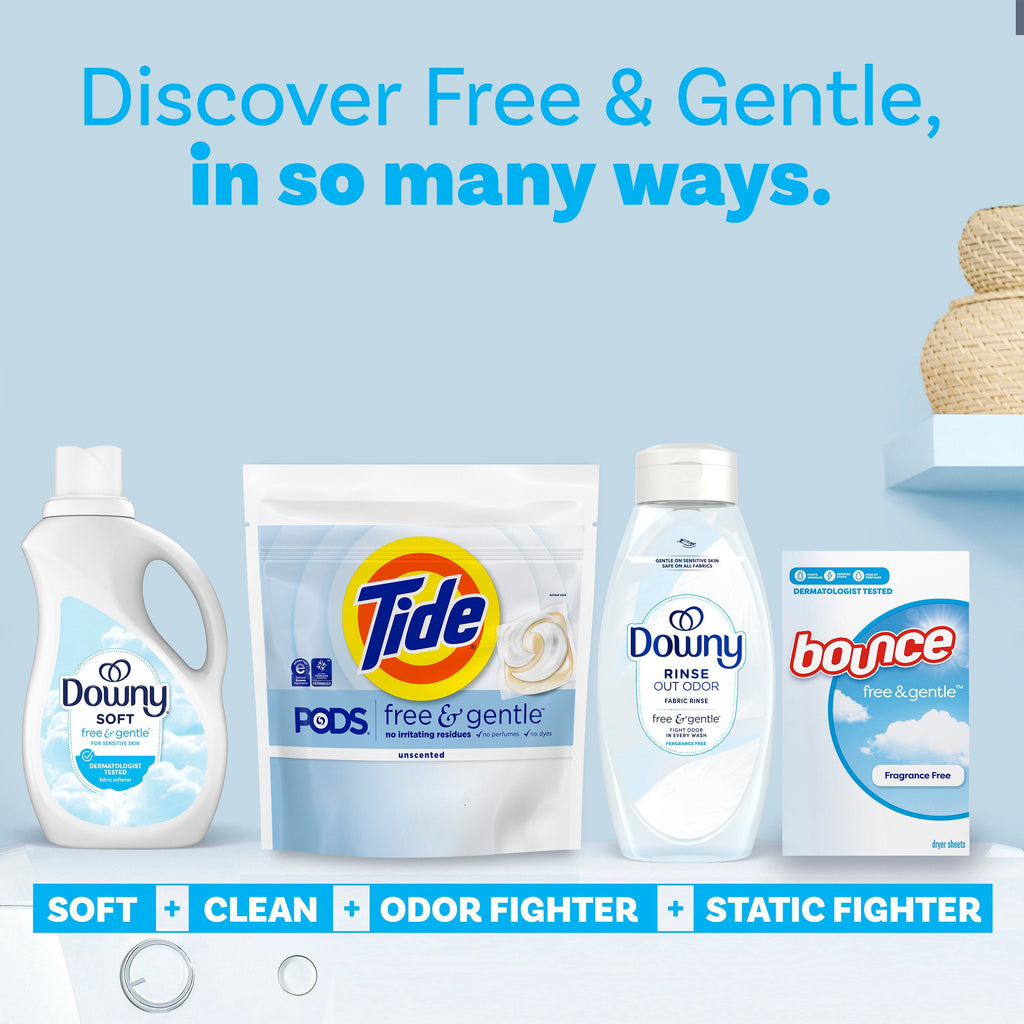 Tide Pods Free & Gentle He Laundry Detergent Pacs - 31 Count