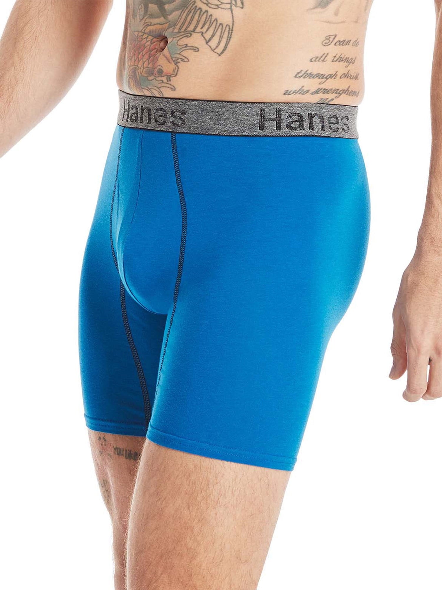 Underwear Boxer Briefs or Long-Leg Boxer Briefs Pack, 3 Pack, Cotton Stretch