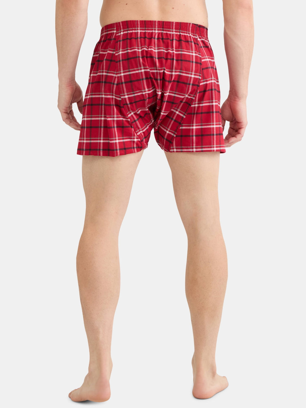 George Men's Moisture-Wicking Stretch Woven Boxers, 6-Pack, Sizes S-2XL