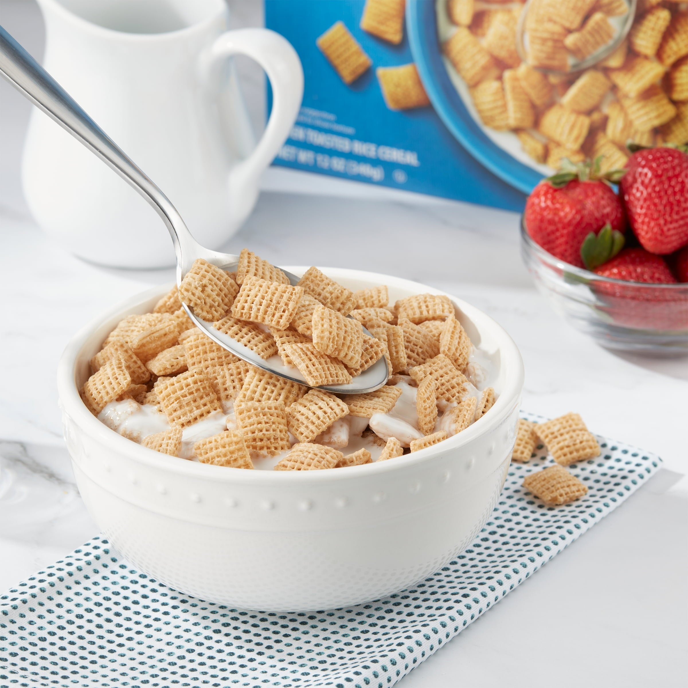 Great Value Rice Squares Breakfast Cereal, 12 oz