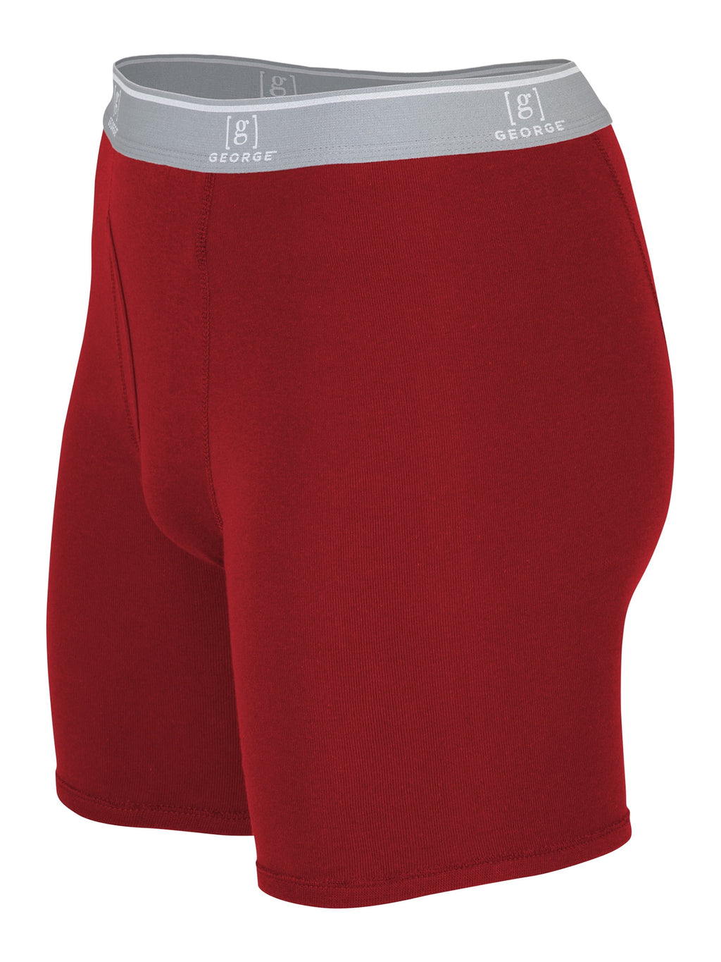 George Men's Regular Leg Boxer Briefs, 6-Pack