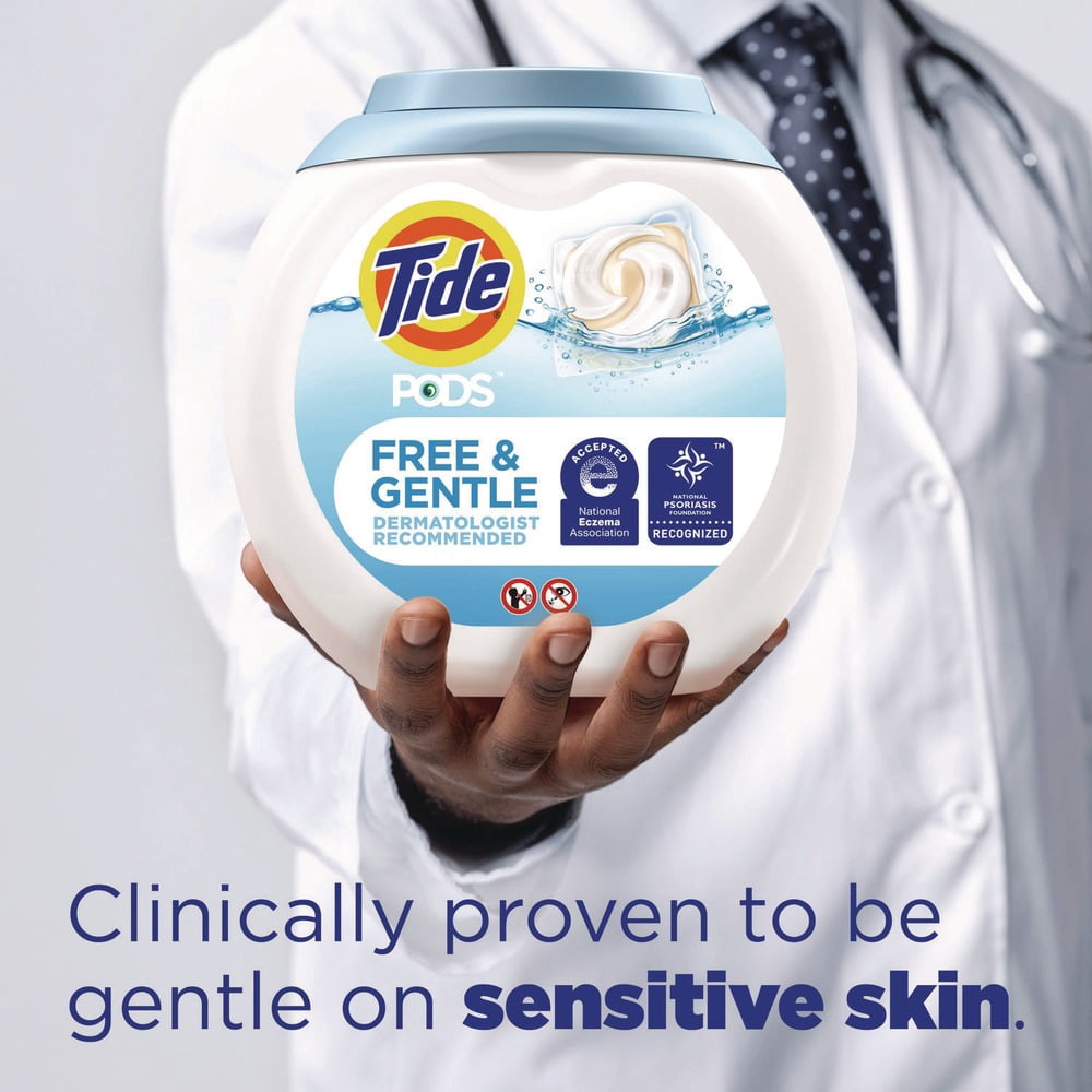 Tide, Free & Gentle, Laundry Detergent PODS, 76 ct