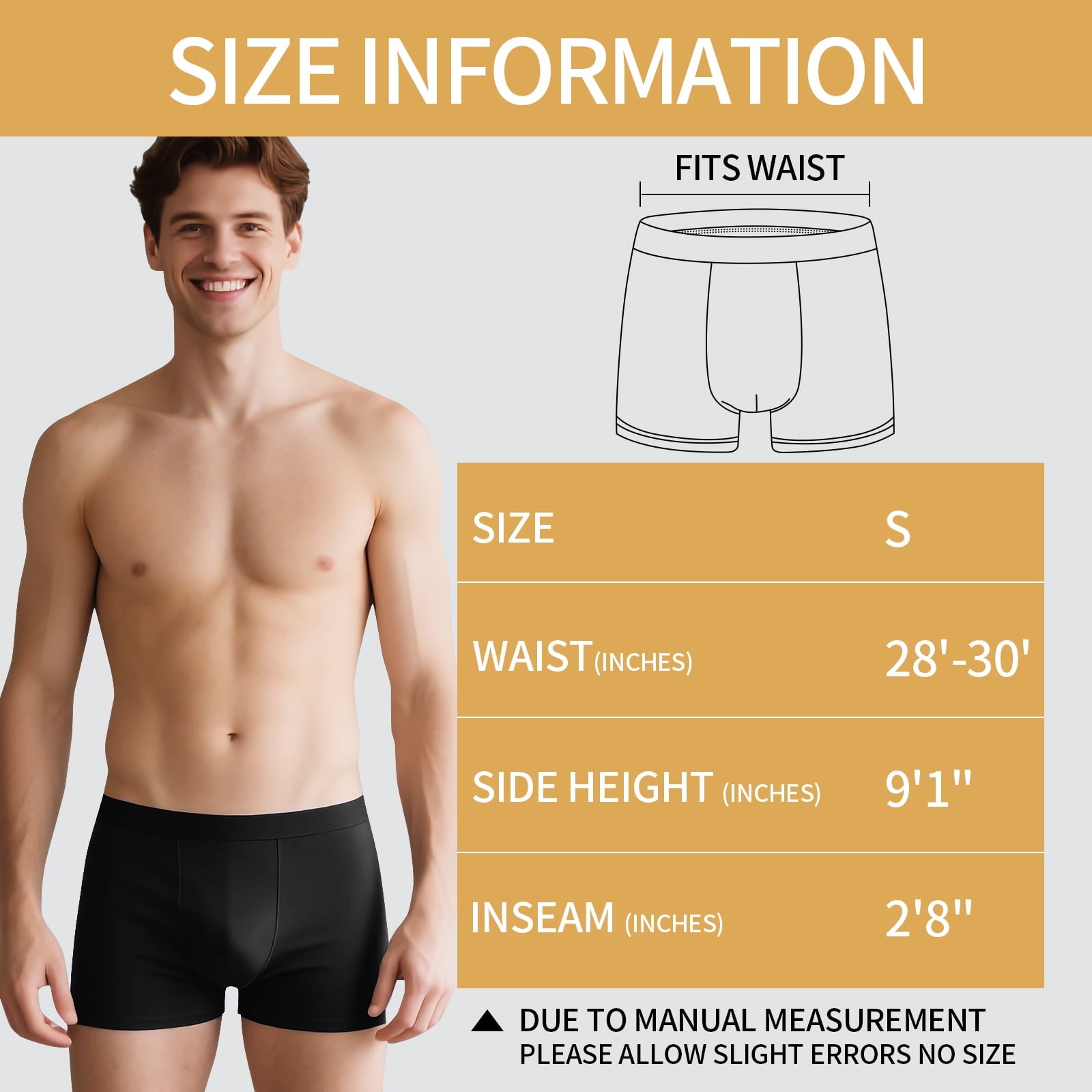Usavemo 7+3 Bonus Pack Mens Boxer Briefs Lightweight Breathable Underwear for Men Size L