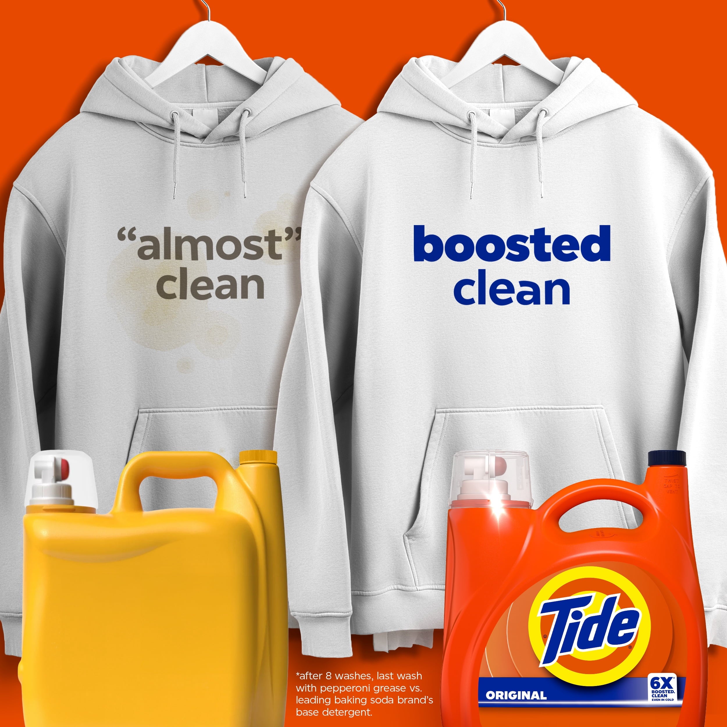 Tide Laundry Detergent Liquid with 6X Boosted Cleaning Power, Original Scent, 125 fl oz, 100 Loads