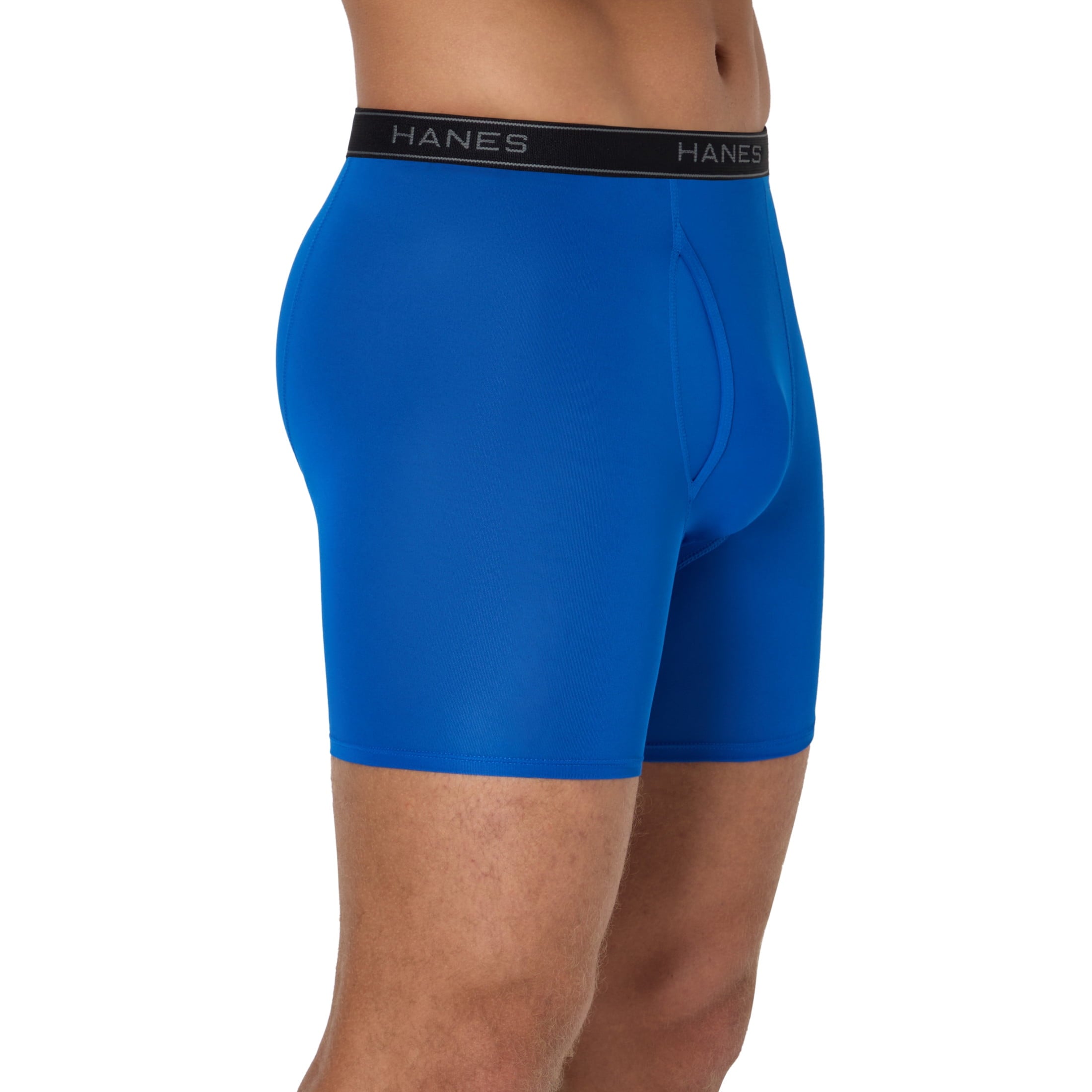 Hanes Mens Underwear Briefs, 3-Pack, Performance Stretch Boxer Brief Underwear, Moisture Wicking