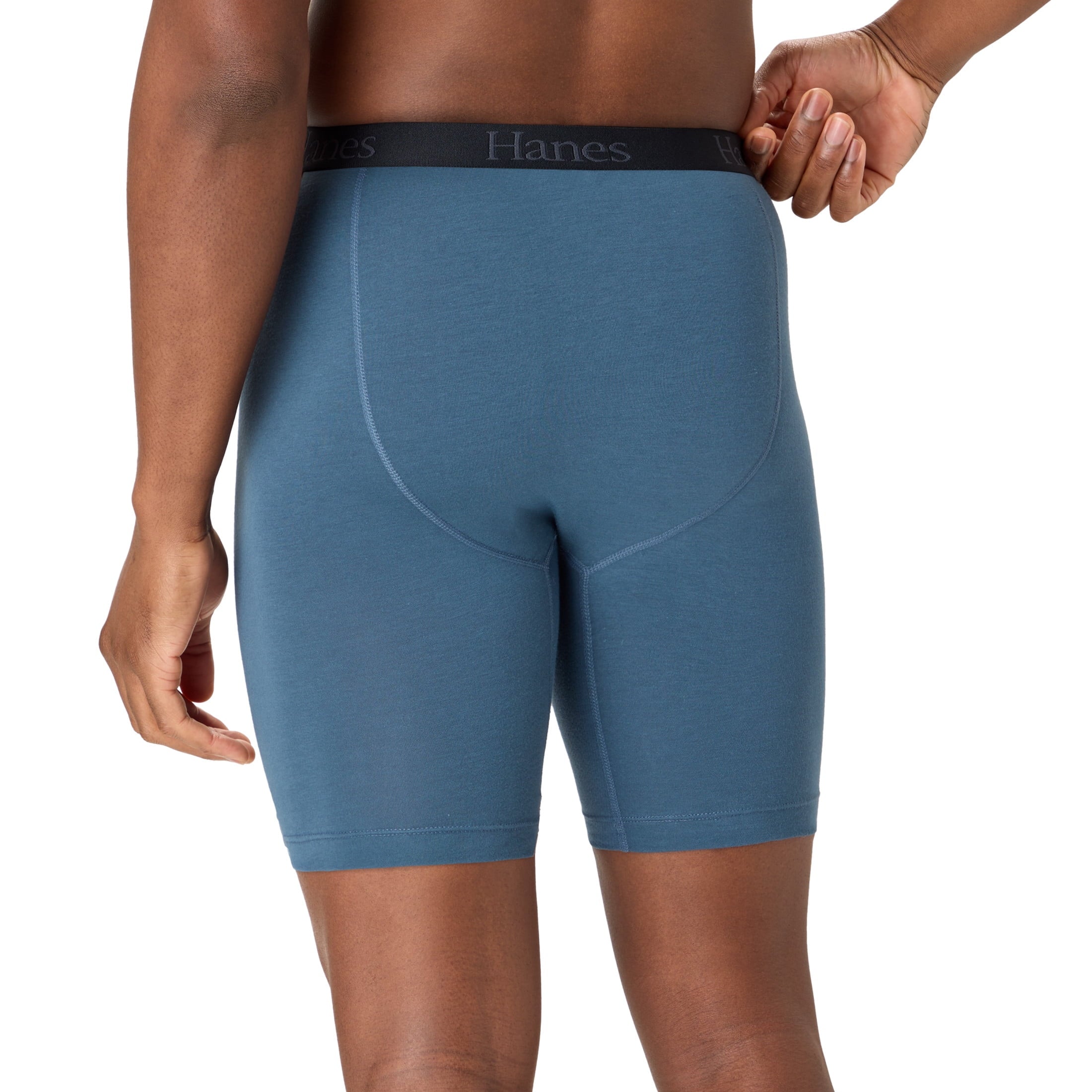 Hanes Mens Underwear Boxer Briefs, 3-Pack, Comfort Flex Fit Total Support Pouch, Moisture Wicking
