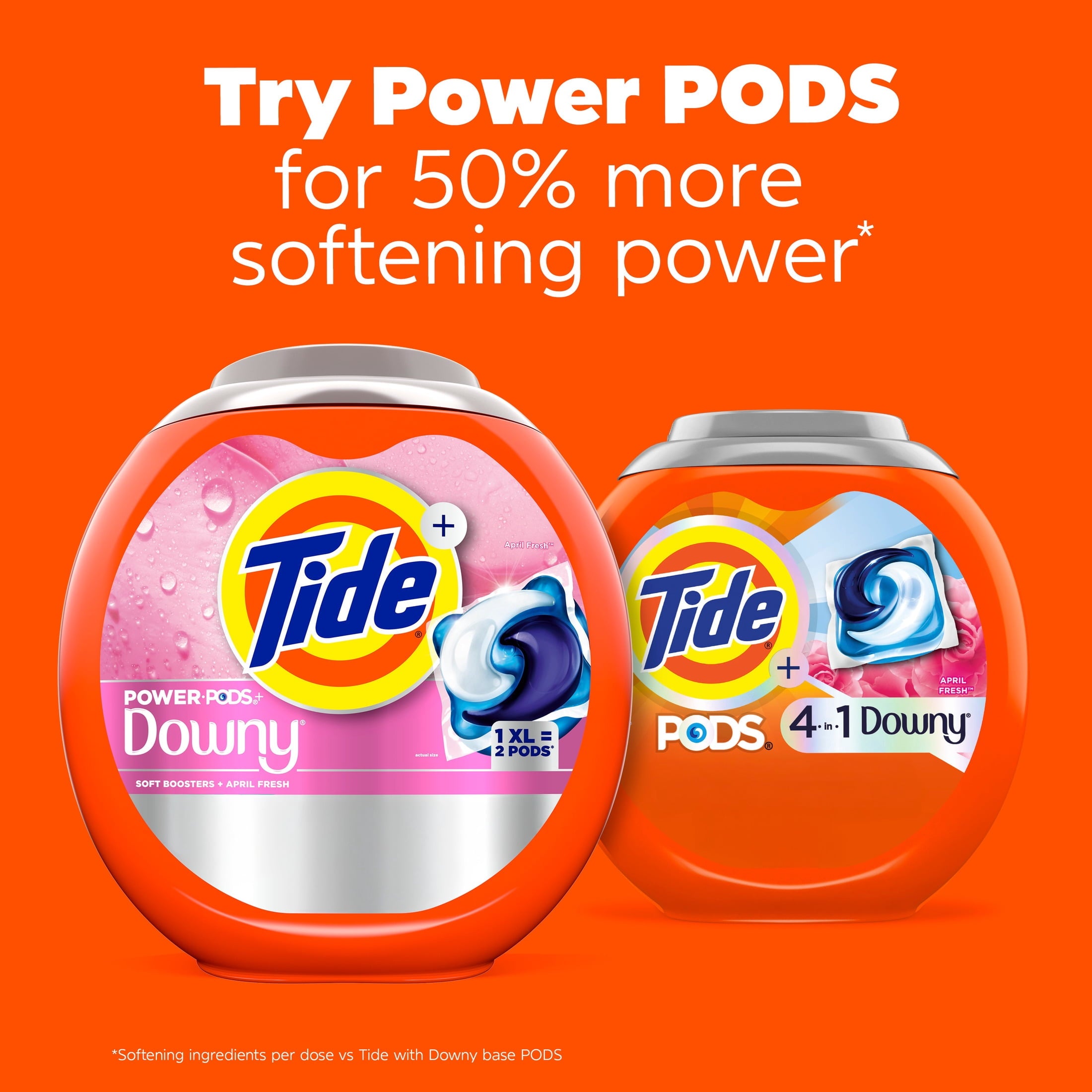 Tide PODS Laundry Detergent Pacs with a Touch of Downy Freshness, 3X Cleaning Power, 11 Count