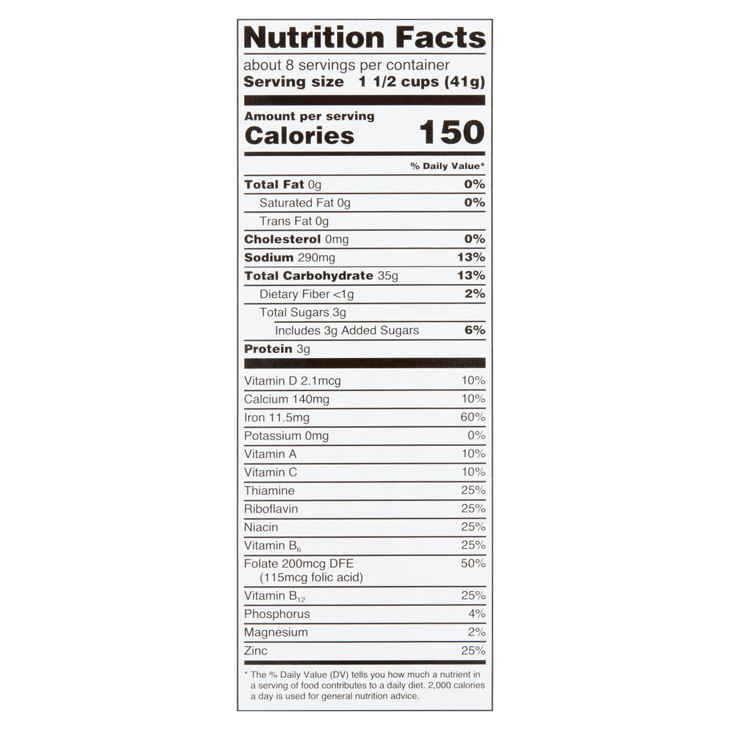 Great Value Rice Squares Breakfast Cereal, 12 oz