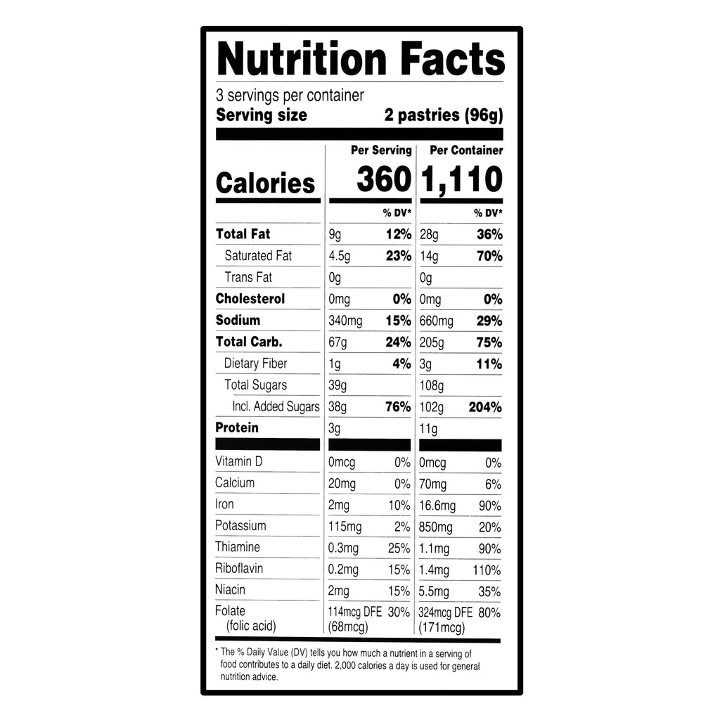Great Value Frosted Strawberry Toaster Pastries, 10.1 oz, 6 Count