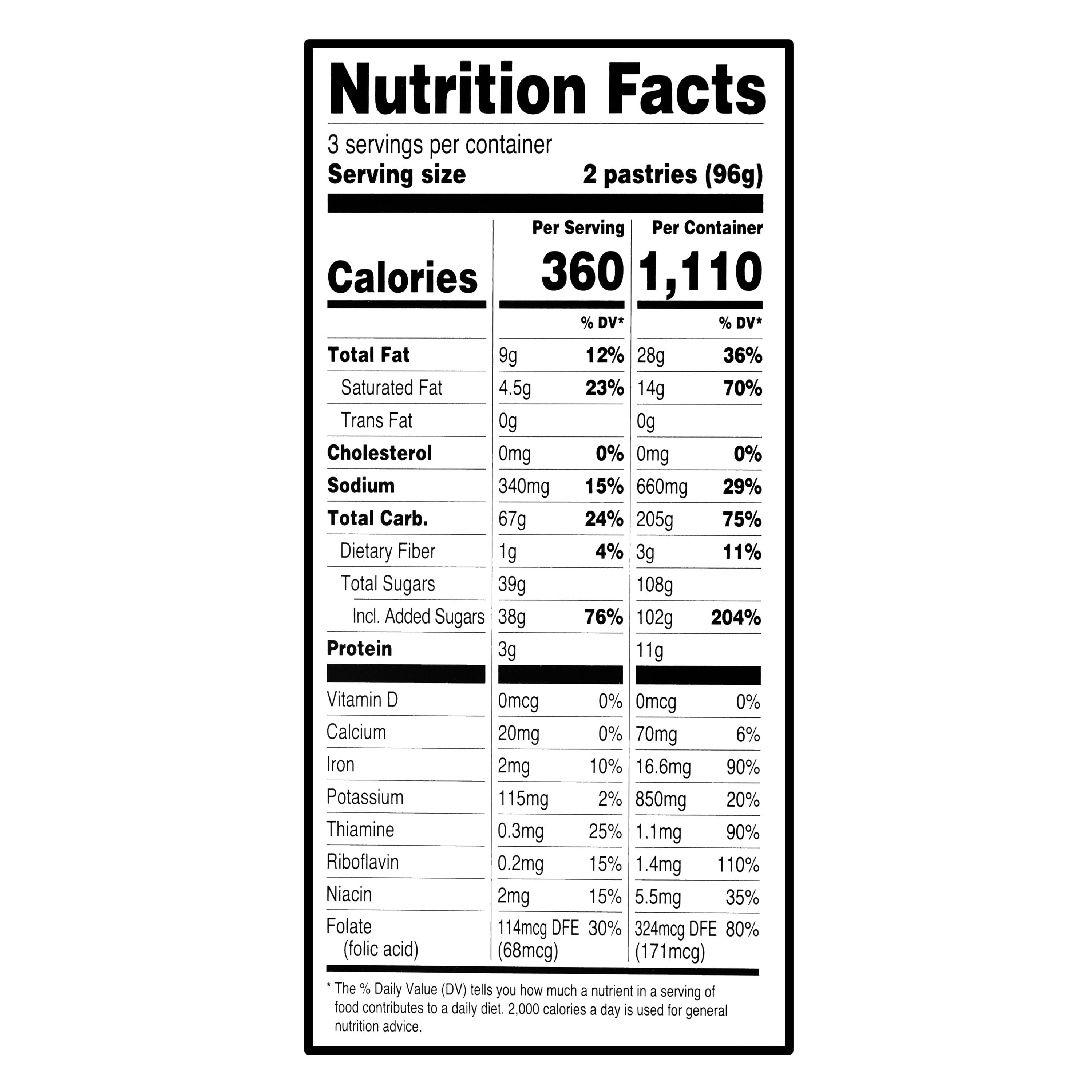 Great Value Frosted Strawberry Toaster Pastries, 10.1 oz, 6 Count