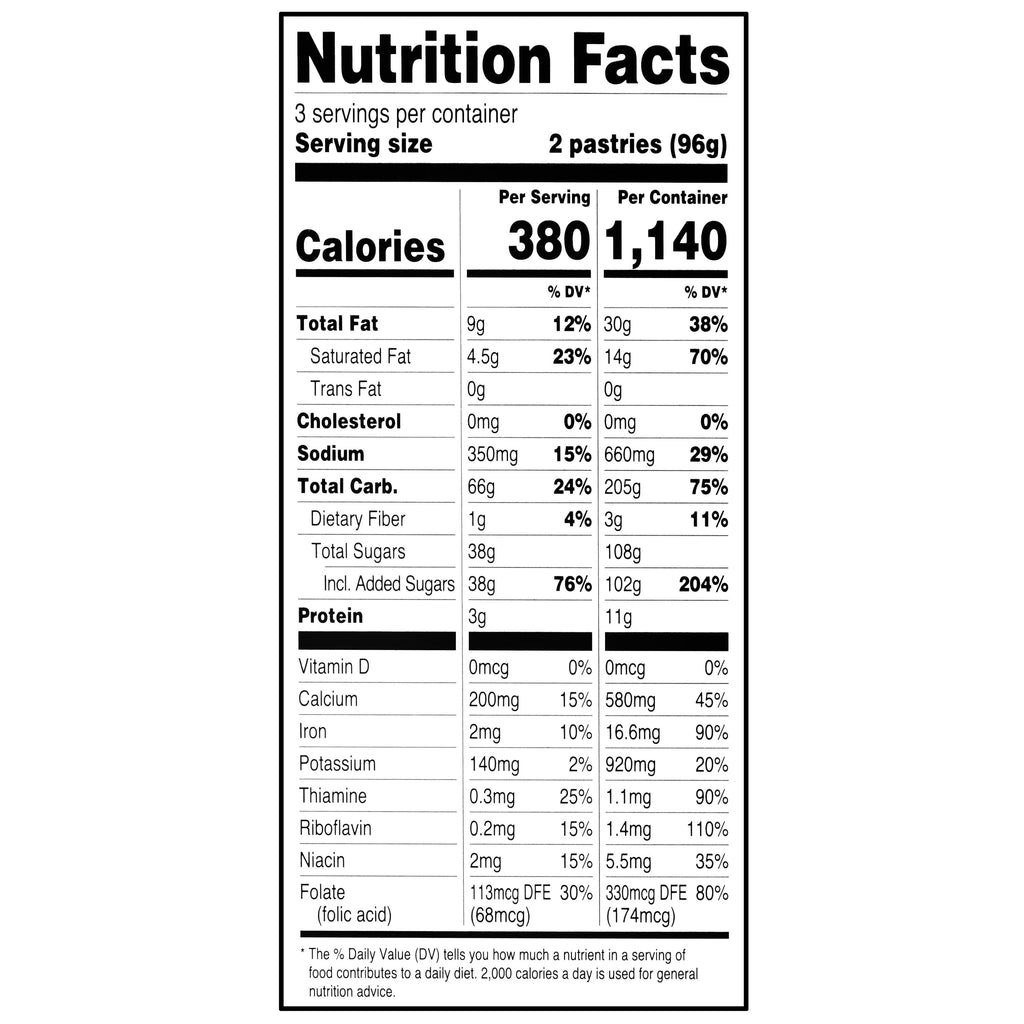 Great Value Frosted Brown Sugar Cinnamon Toaster Pastries, 10.1 oz, 6 Count