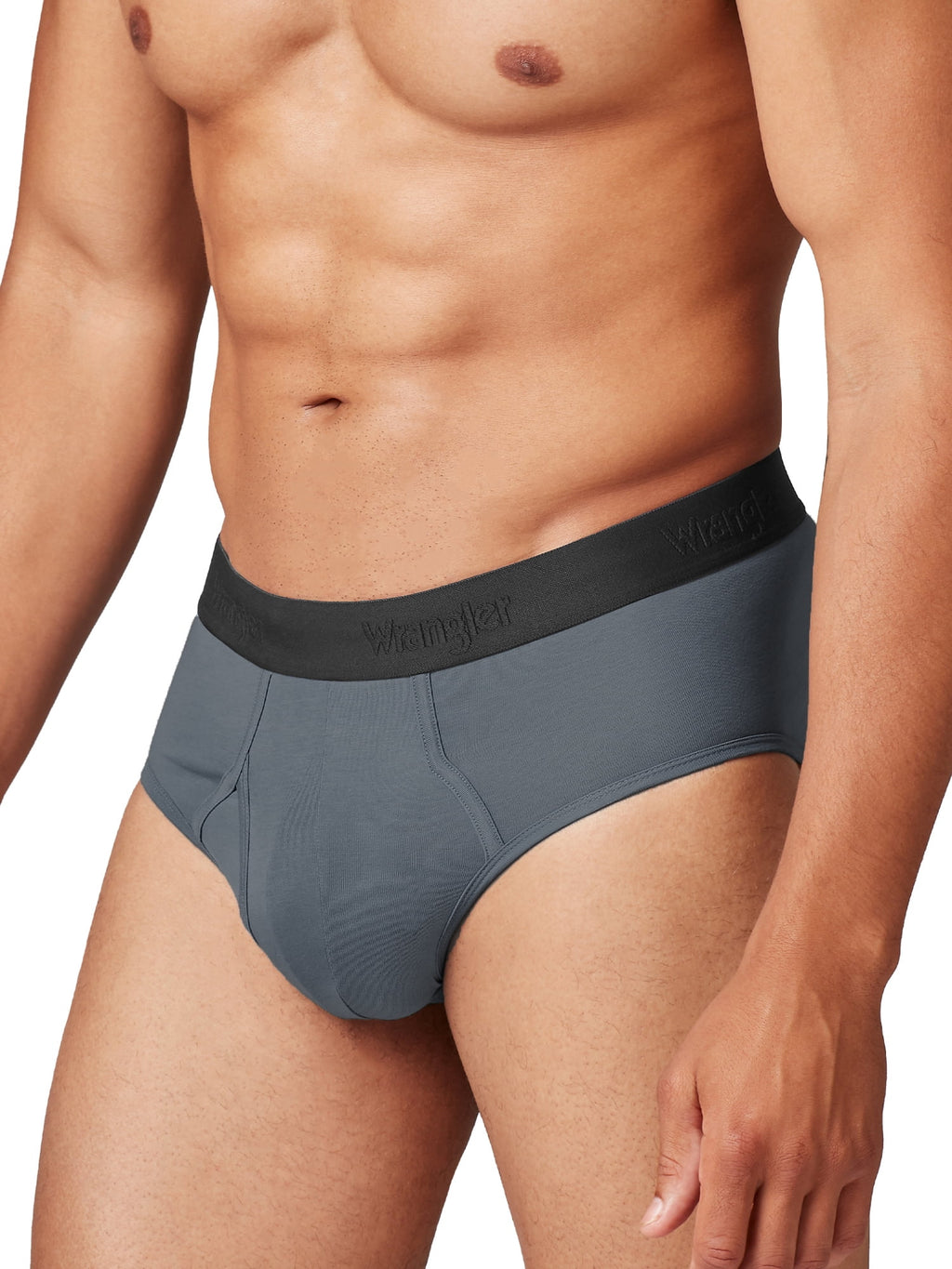 Wrangler Men's Modern Fit Cotton Stretch Brief Set, Briefs Underwear for Men, S, 6 Pack