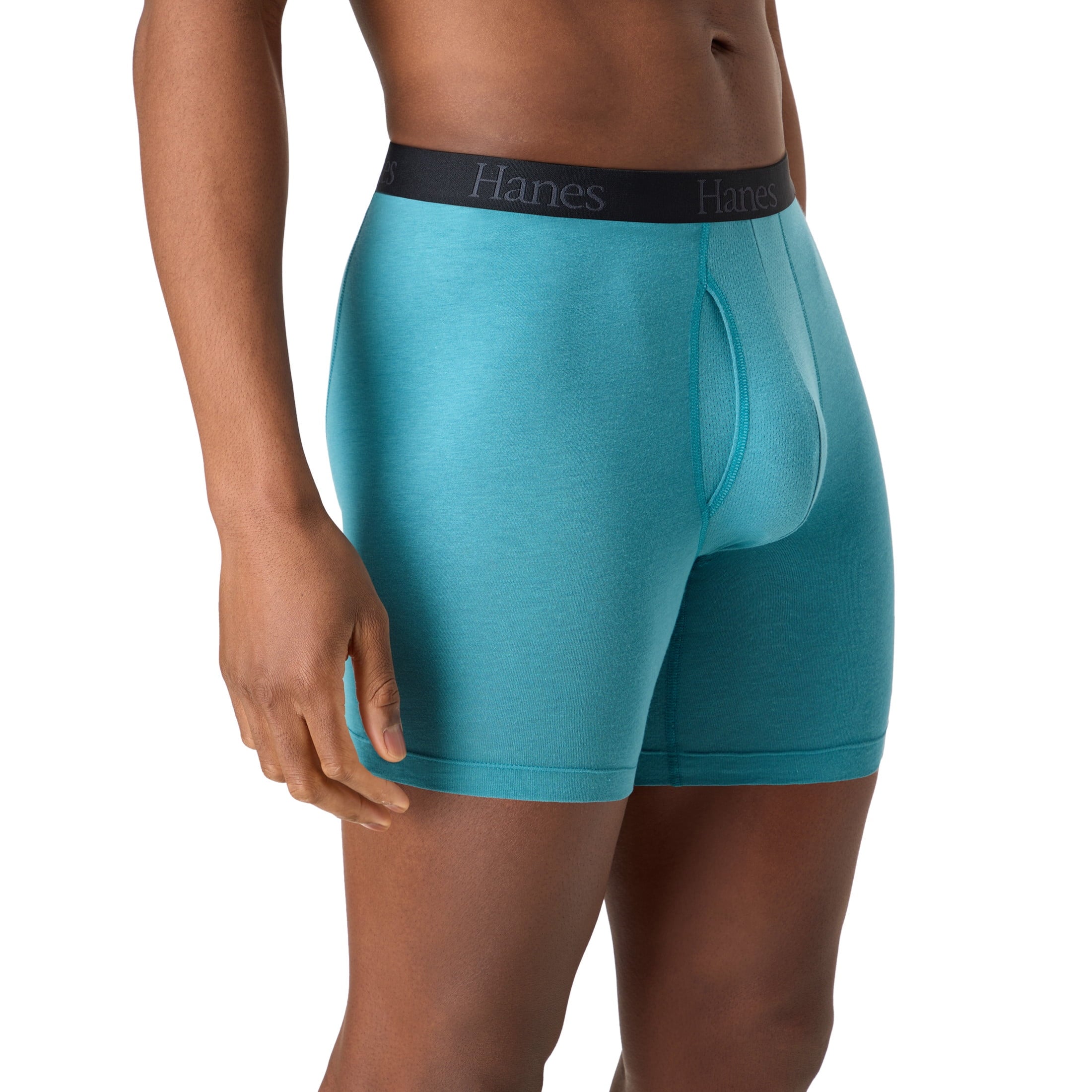 Hanes Mens Underwear Boxer Briefs, 3-Pack, Comfort Flex Fit Total Support Pouch, Moisture Wicking