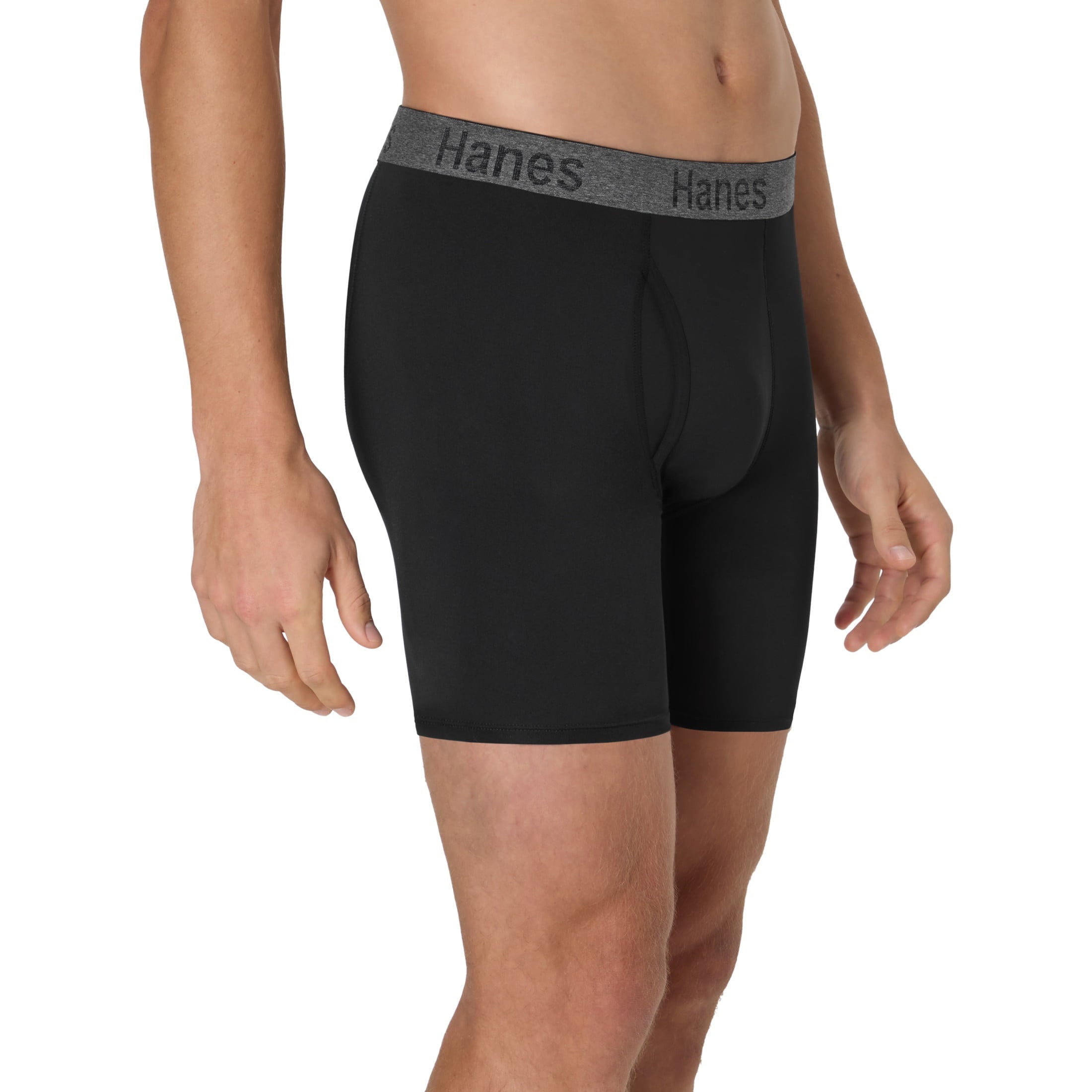 Underwear Performance Boxer Briefs, 3-Pack, Stay Dry Pouch Underwear for Men, Stretch
