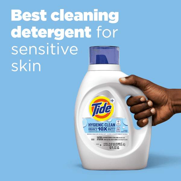 Tide Hygienic Clean Heavy Duty 10X Free Liquid Laundry Detergent 59 Loads