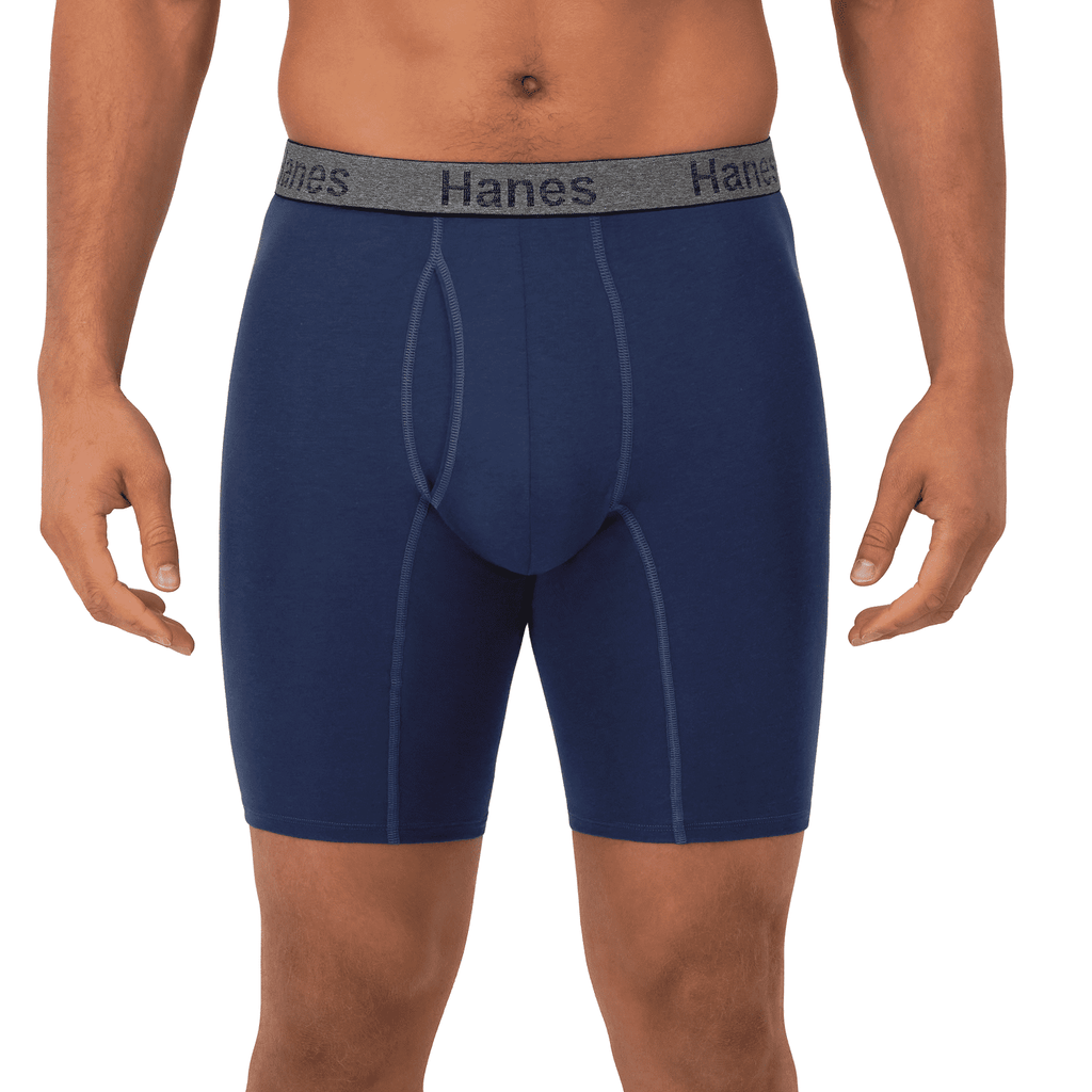 Underwear Boxer Briefs or Long-Leg Boxer Briefs Pack, 3 Pack, Cotton Stretch
