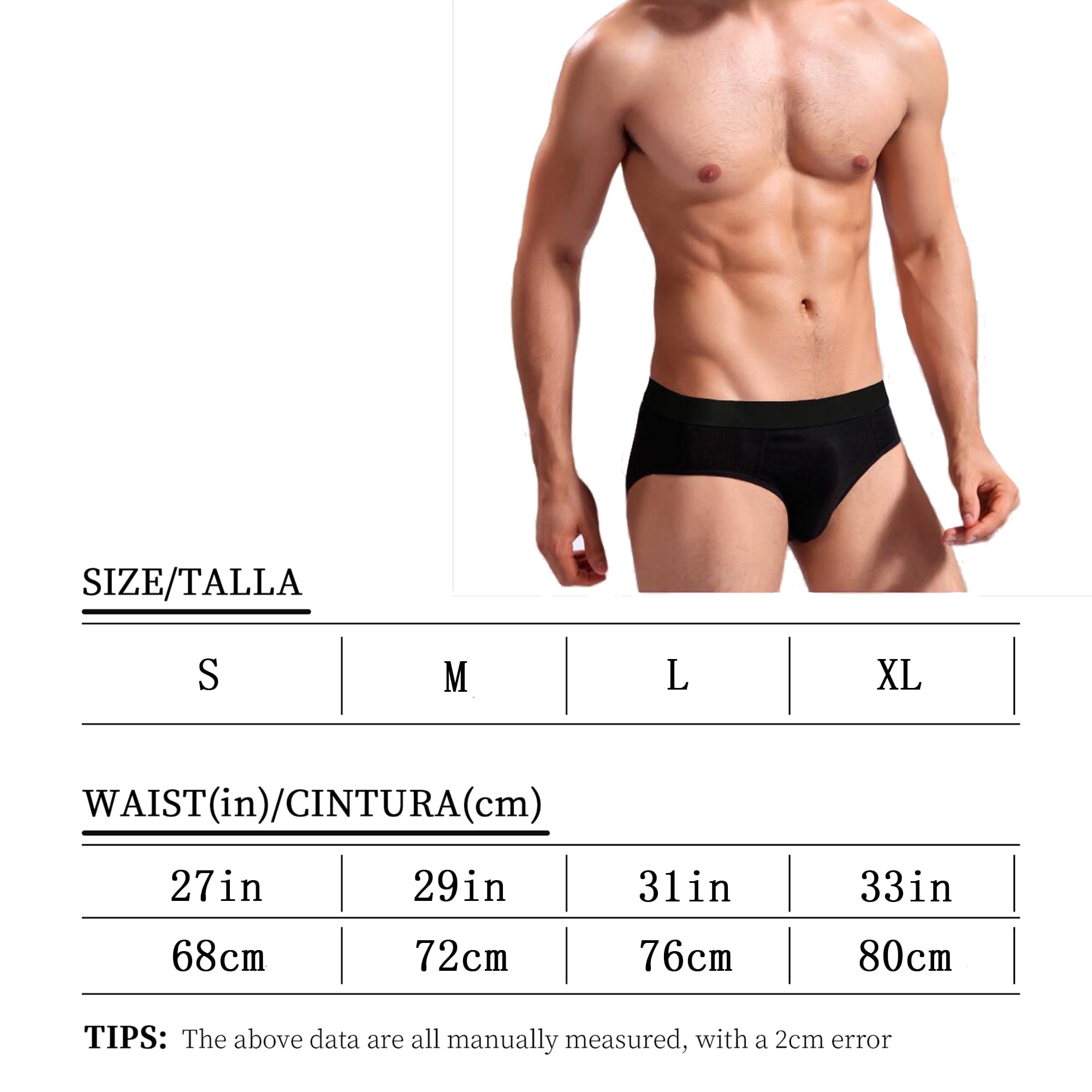 NKZNKZ Brief Underpants Low Rise Briefs Men's Stretch Brief Men's Briefs Underwear Men's Dyed Brief 6-Pack -SIZE M