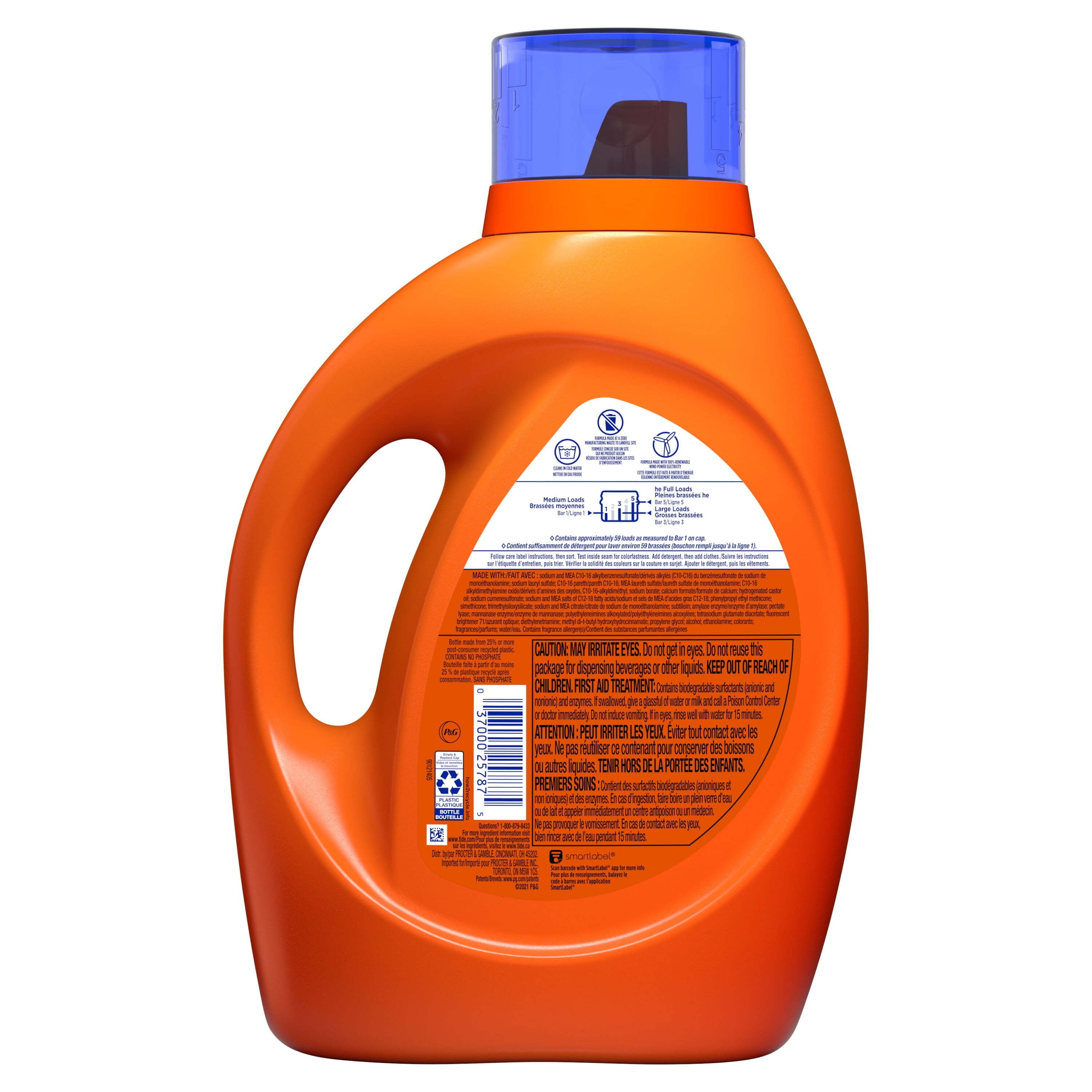 Tide Hygienic Clean Heavy 10x Duty Liquid Laundry Detergent, 92 fl oz