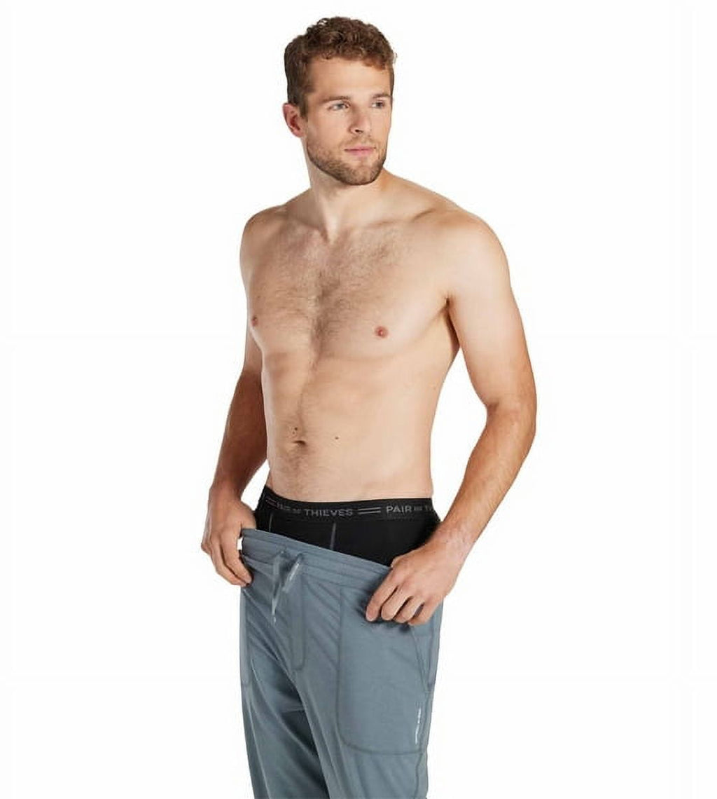 Pair of Thieves Men's 4-Way Cotton Stretch Boxer Briefs, 3-Pack