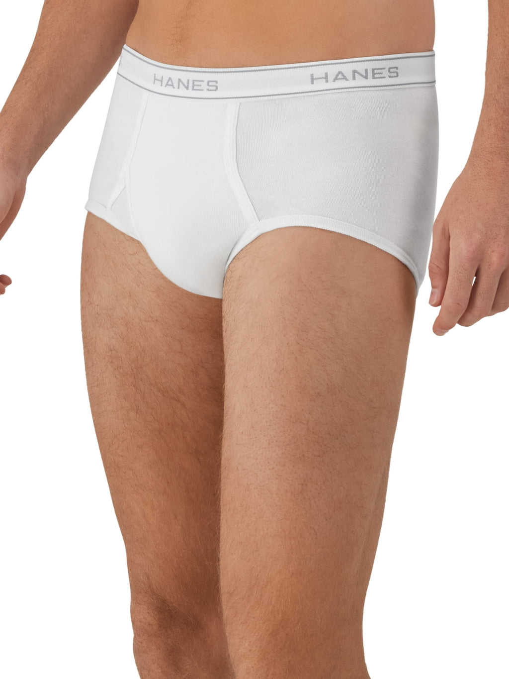 Hanes Men's Value Pack White Briefs, 6 Pack