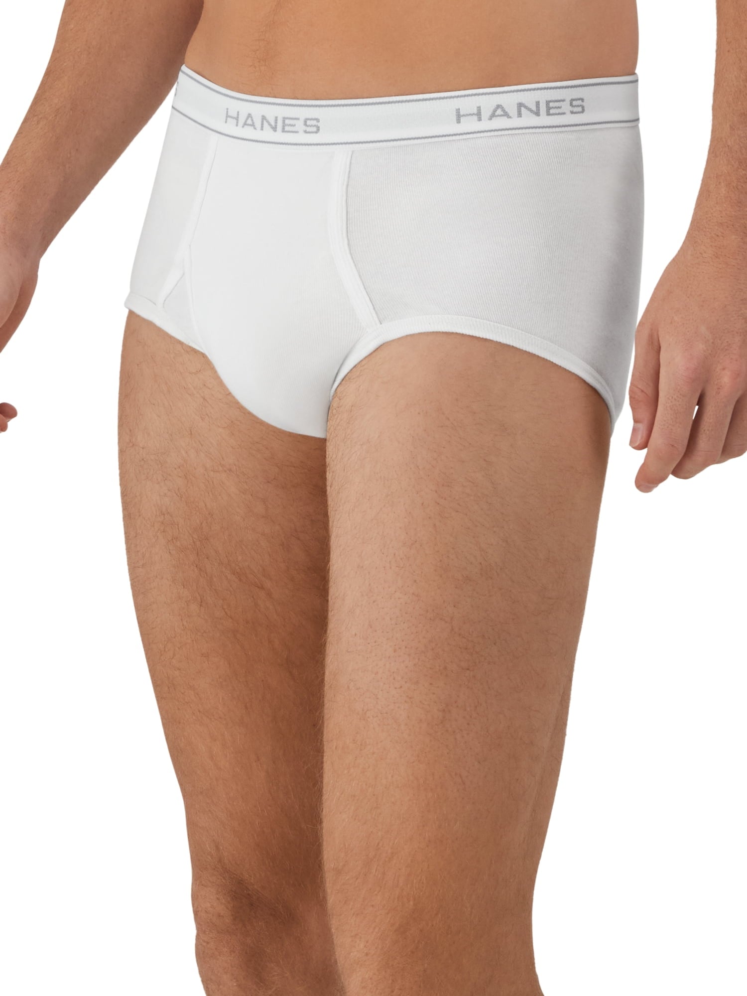 Hanes Men's Value Pack White Briefs, 6 Pack