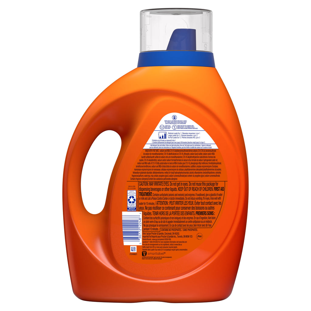Tide Ultra Hygienic Clean Liquid Laundry Detergent, Original Scent, 132 fl oz, 94 Loads