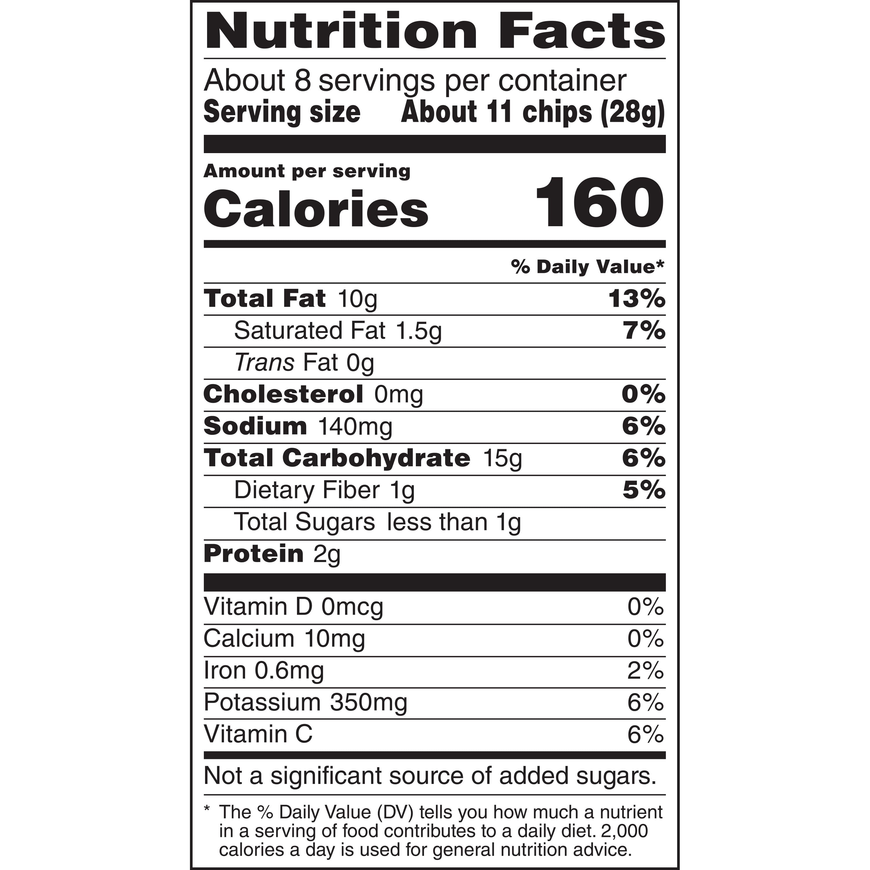 Lay's Wavy Potato Chips, Original Flavor, 7.75 oz Bag