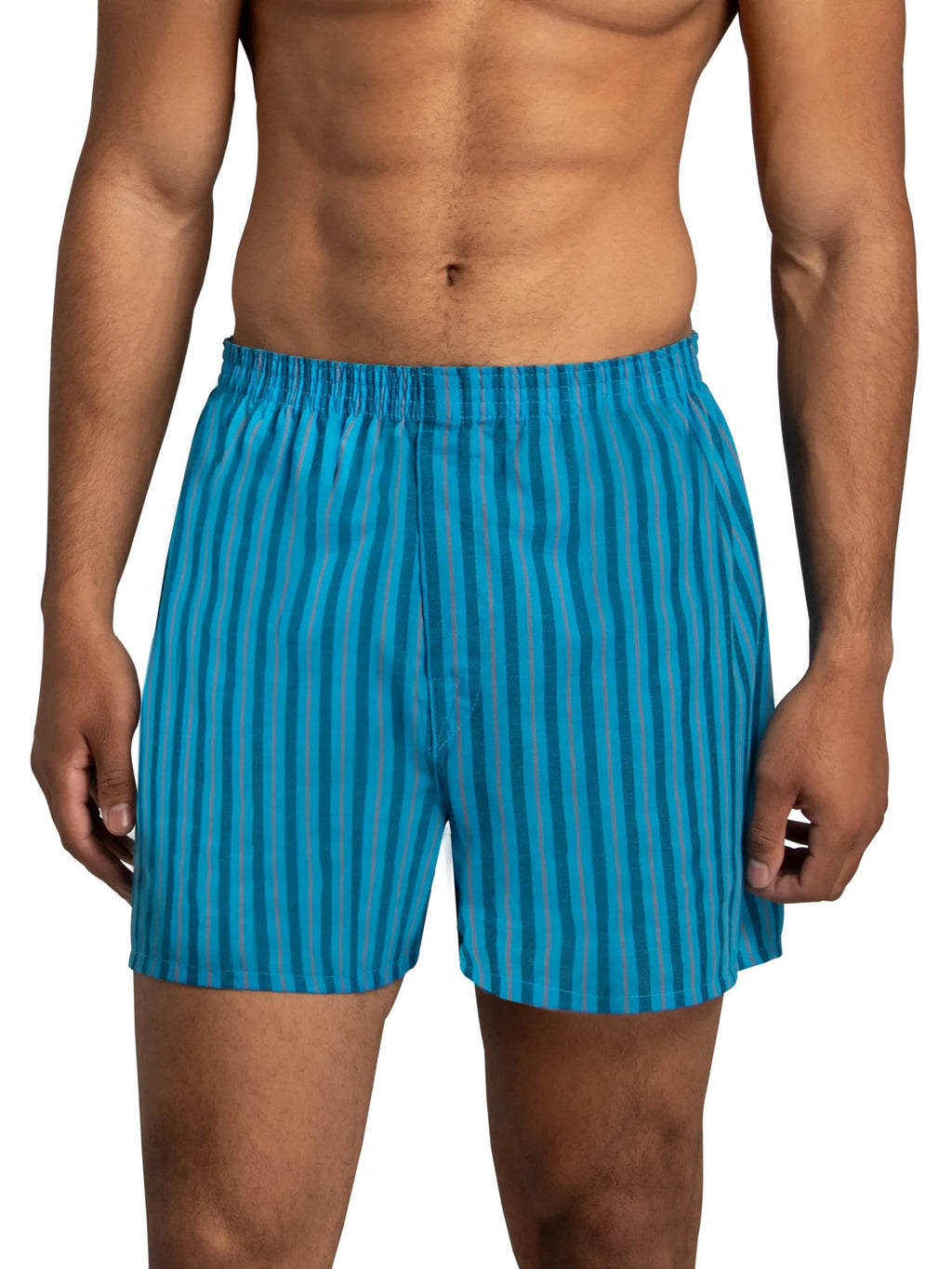 Fruit of the Loom Men's Boxers - Relaxed Fit, Soft Woven Cotton Blend Underwear, 5-Pack