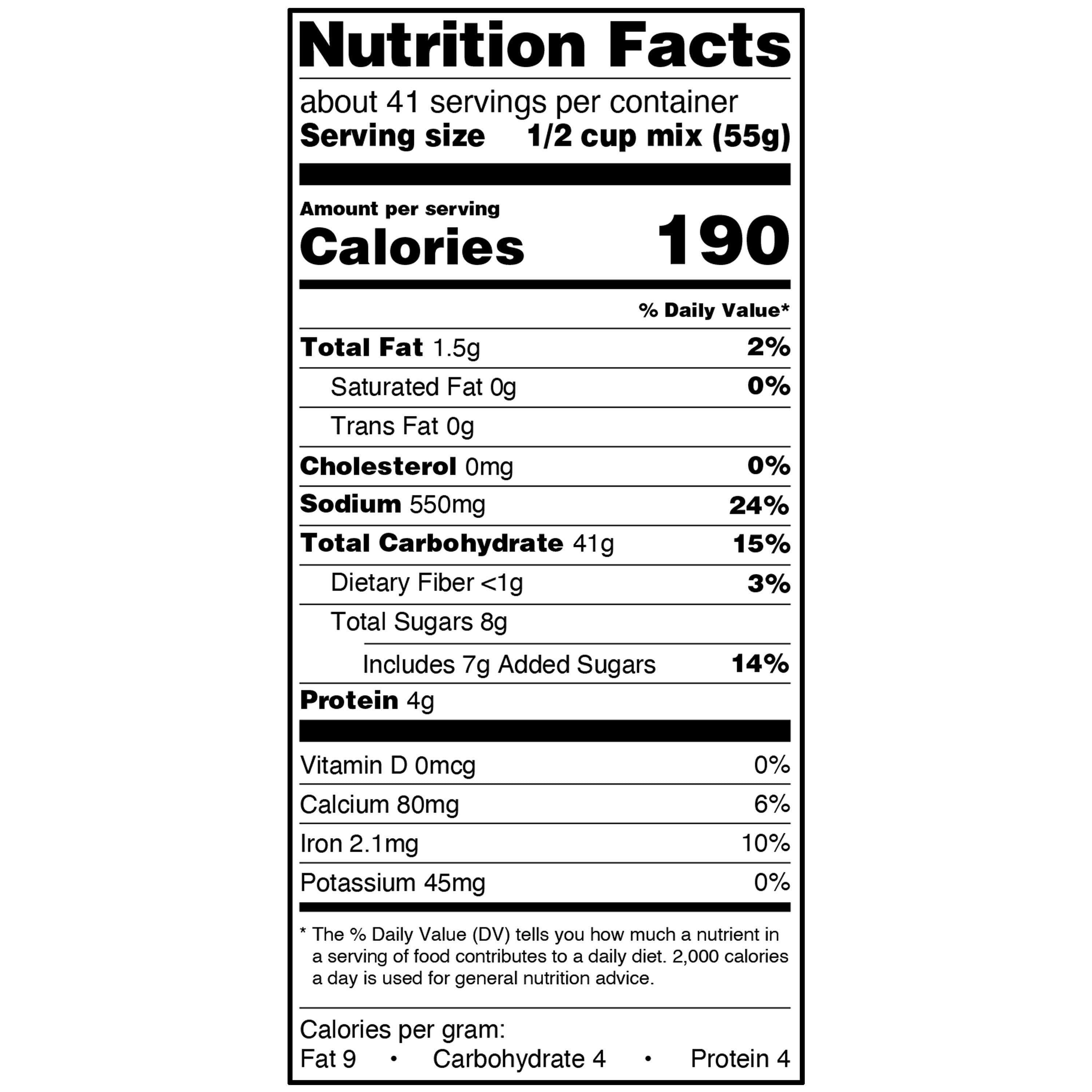 Great Value Complete Pancake & Waffle Mix, Extra Fluffy, Original, 5 lbs