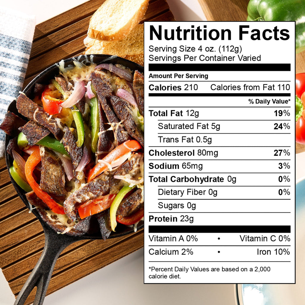 Thin Sliced Bottom Round Beef Steak, 8 per Tray, Fresh, 0.34 - 2.0 lb