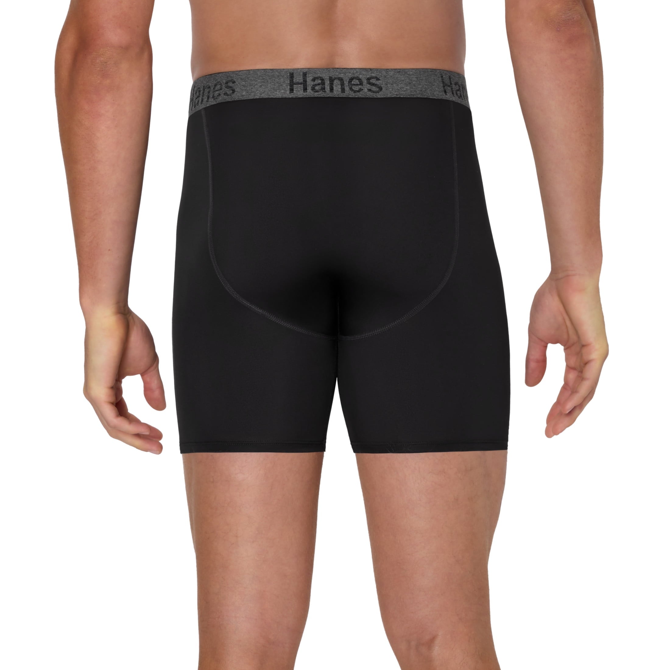 Underwear Performance Boxer Briefs, 3-Pack, Stay Dry Pouch Underwear for Men, Stretch