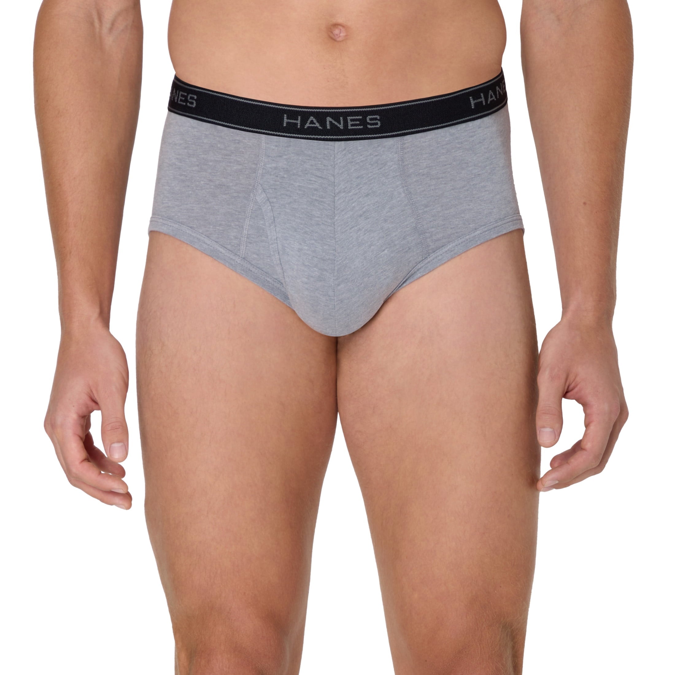 Hanes Men's Underwear Briefs Pack, 6-Pack, Cotton Stretch Underwear for Men, Assorted