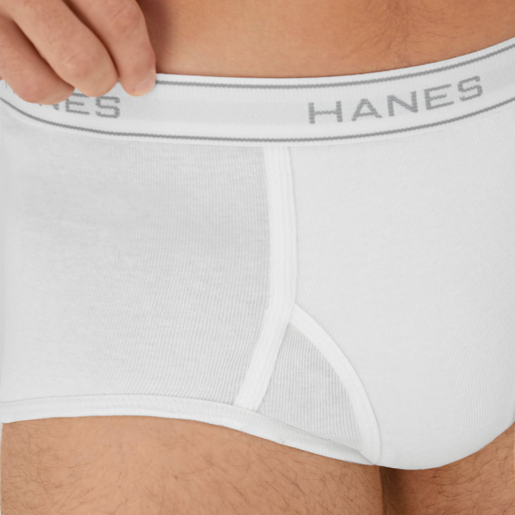 Underwear Set of Cotton Briefs, White, 10-Pack, Men's Underwear