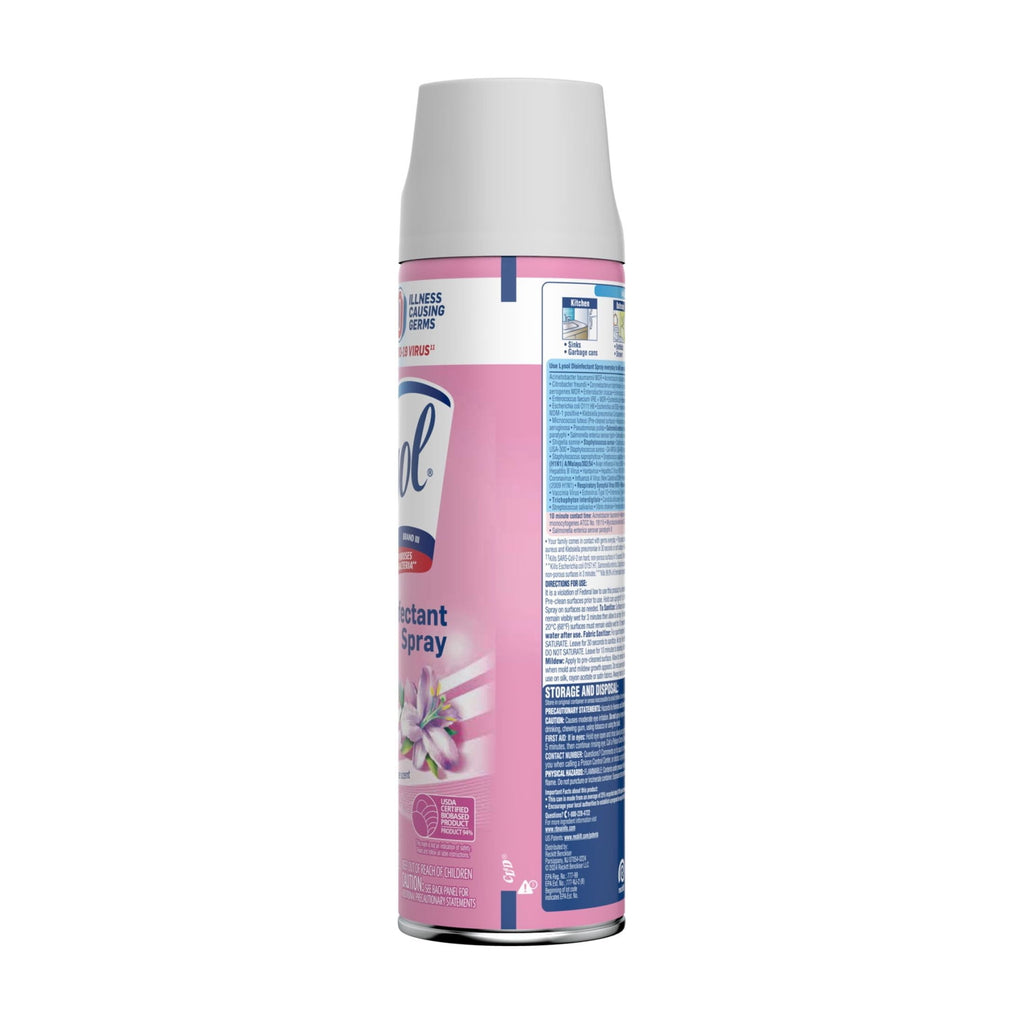 Lysol Disinfectant Spray, Sanitizing and Antibacterial Spray, Deodorizer, Early Morning Breeze, 19 oz