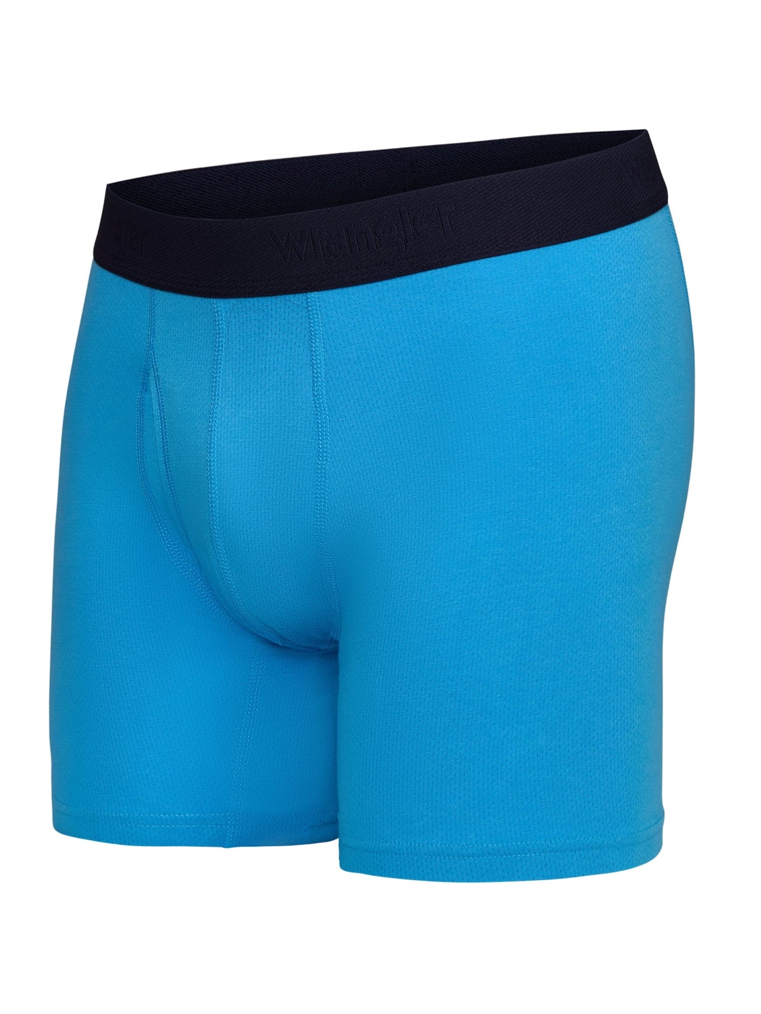 Wrangler Men's Active Cotton Stretch Mesh 6" Boxer Briefs, 6-Pack