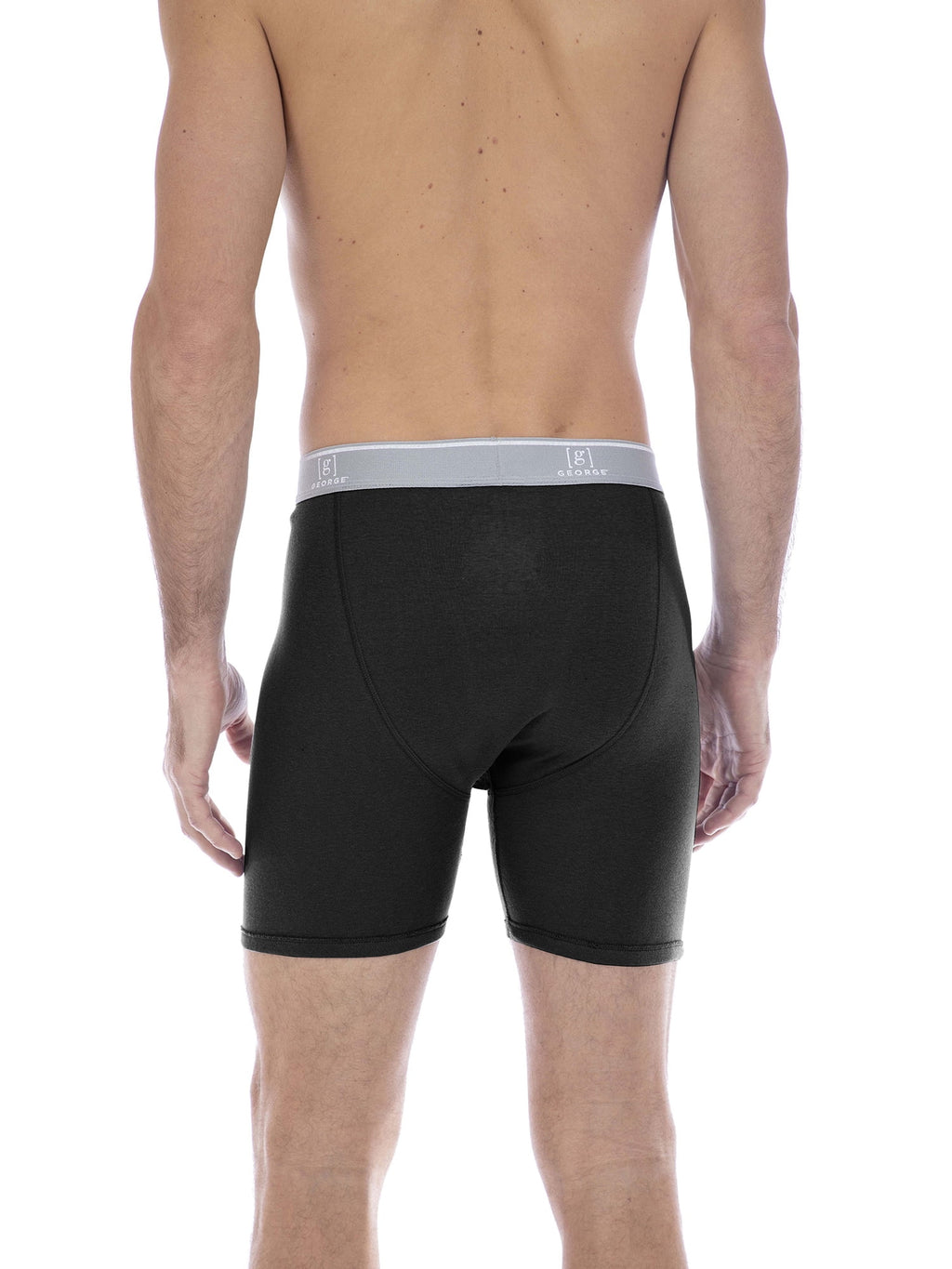 George Men's Regular Leg Boxer Briefs, 6-Pack